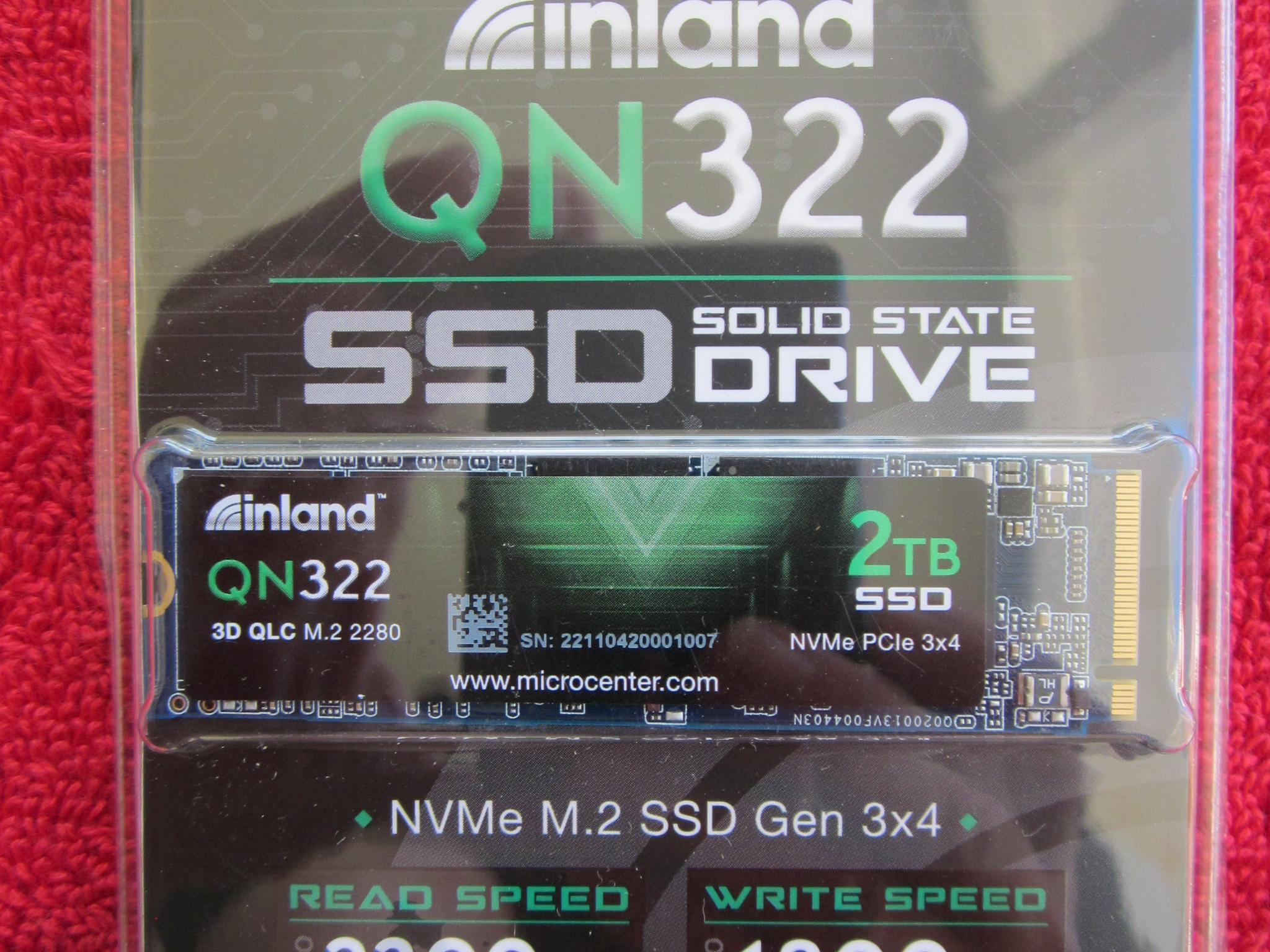 New Sealed Inland QN322 M.2 NVME 2TB SSD