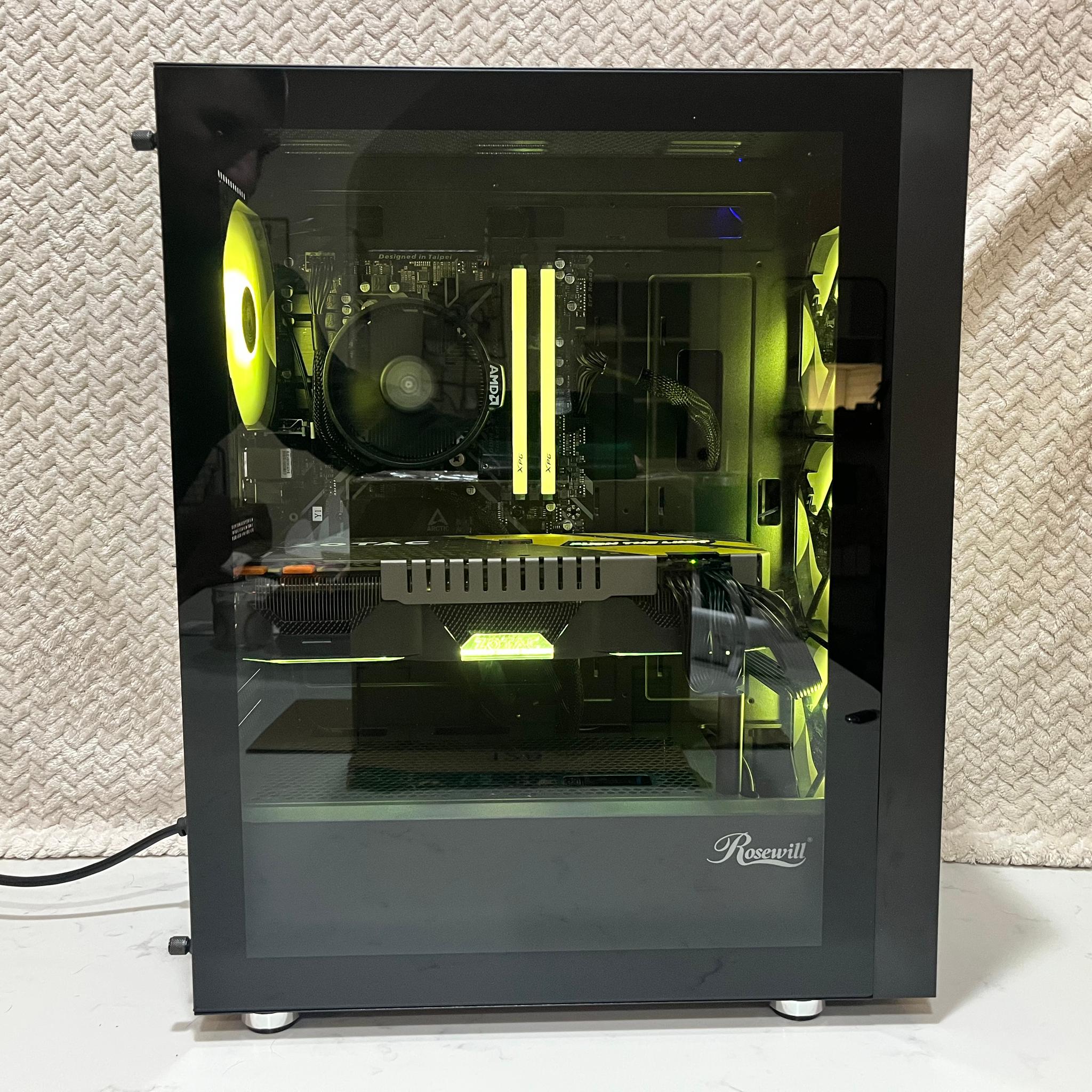 GTX 1070 + Ryzen 5 3600 | 16GB RAM | 512GB NVMe | WiFi Gaming PC