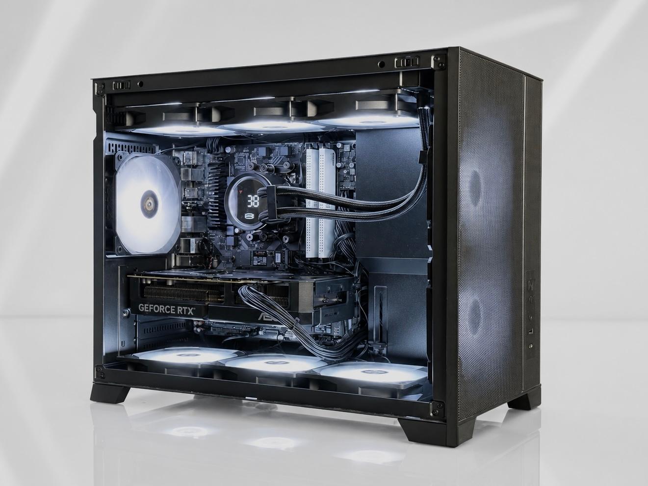 ❄️ POLARIS Gaming PC | RTX 5070 12GB | Ryzen 7 9700x | 16GB RAM | 2x500GB NVME | FREE SHIPPING
