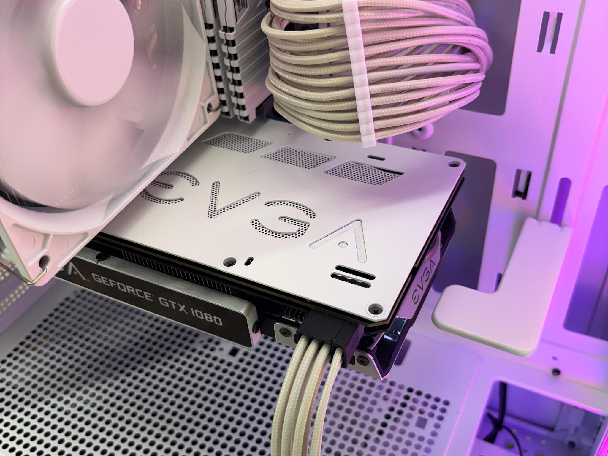 White Gaming PC – i5-12400F | EVGA GTX 1080 SC 8GB | 16GB RAM | 512GB Storage