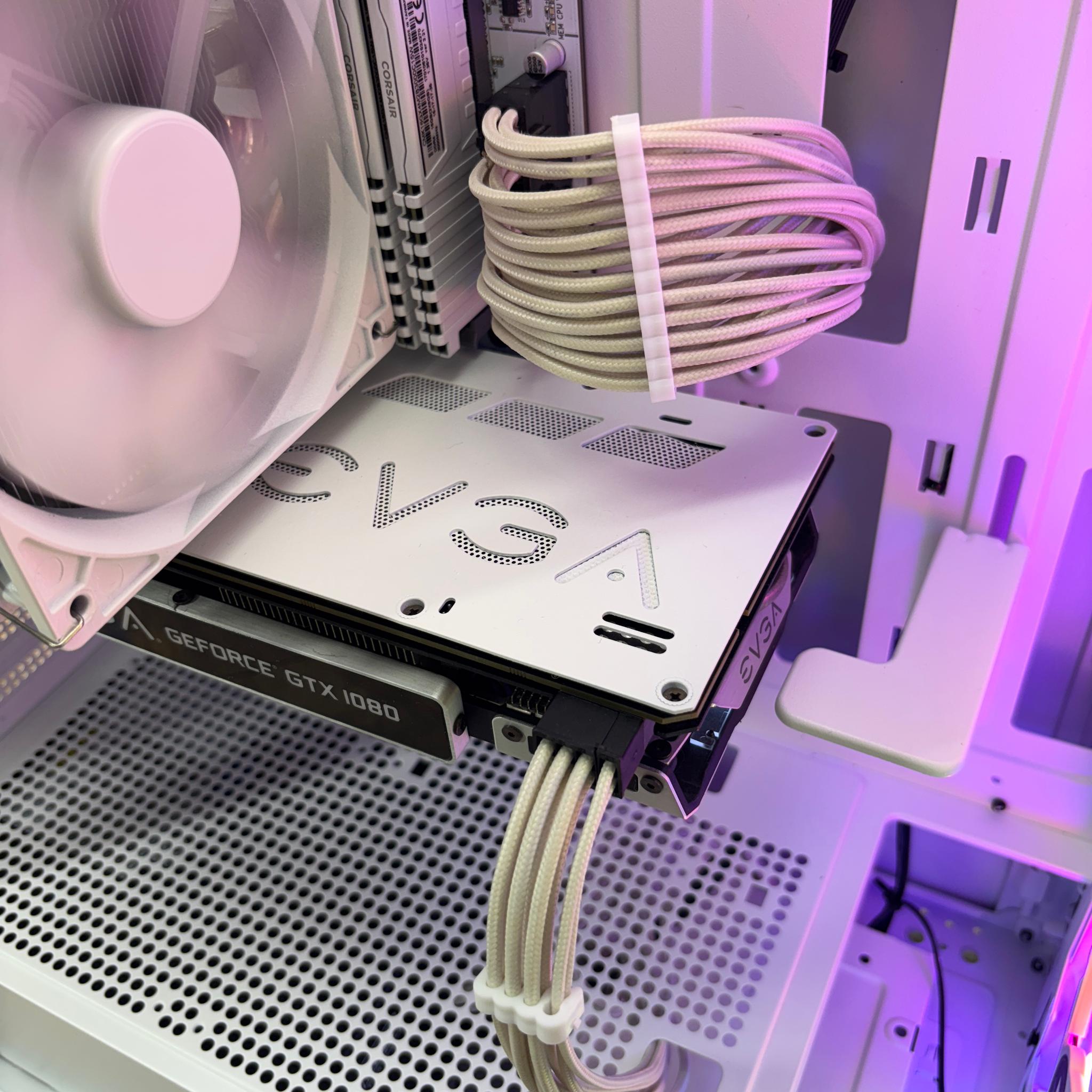 White Gaming PC – i5-12400F | EVGA GTX 1080 SC 8GB | 16GB RAM | 512GB Storage