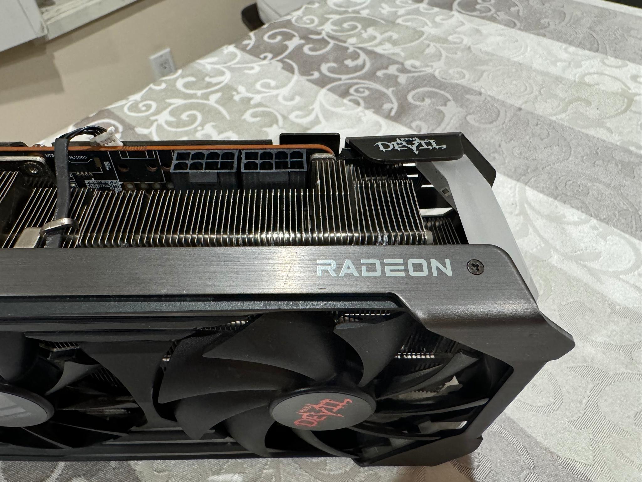 FOR PARTS/AS IS Powercolor AMD RX 6800XT 16GB Red Devil OC Model