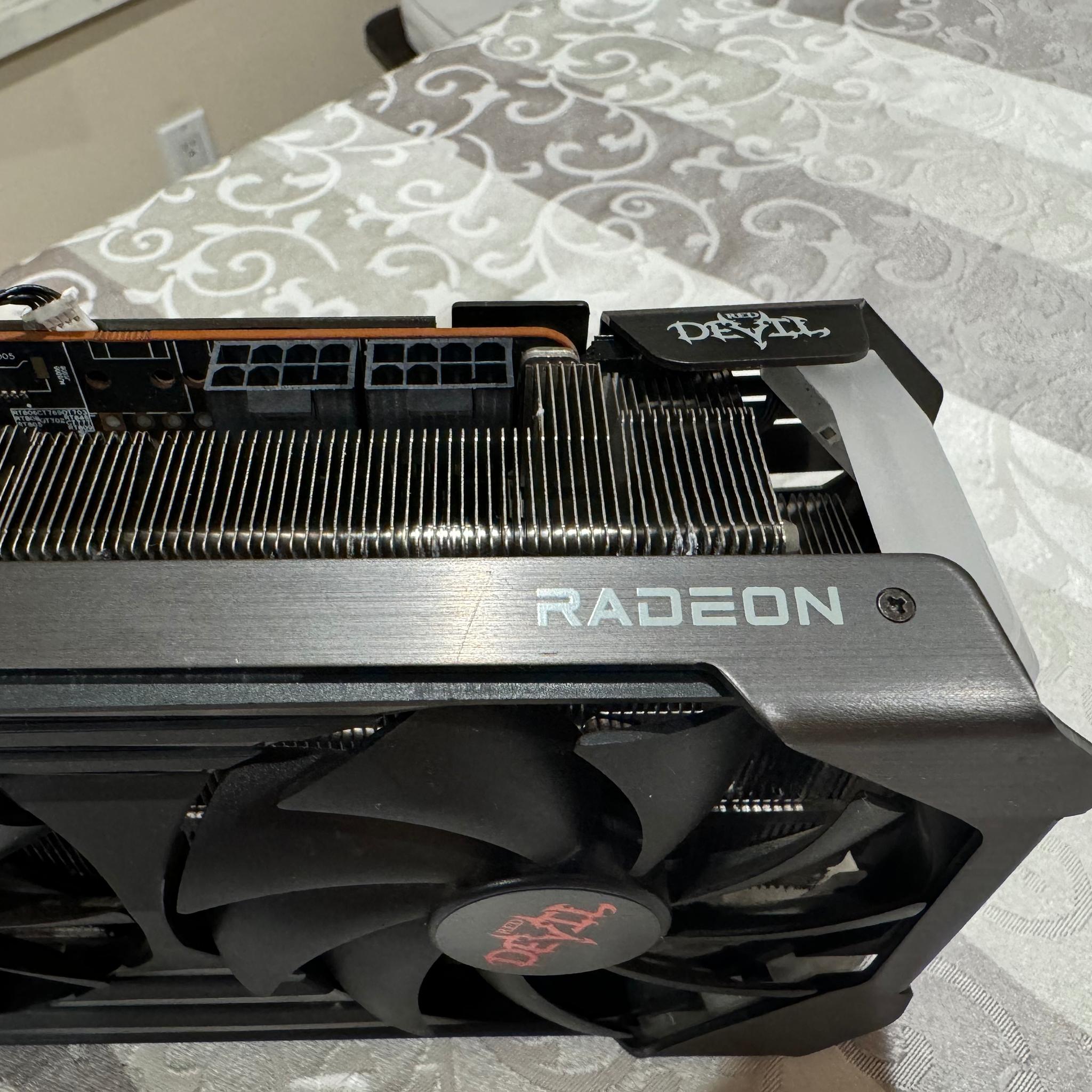 FOR PARTS/AS IS Powercolor AMD RX 6800XT 16GB Red Devil OC Model