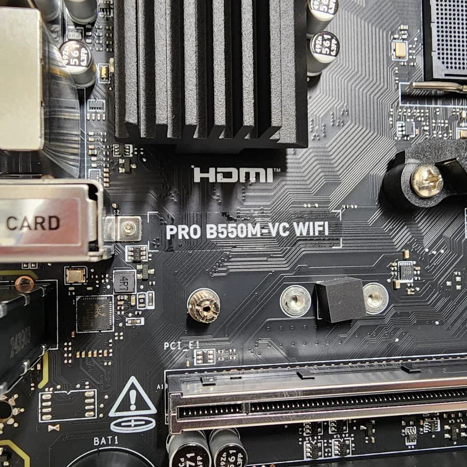 UPDATED BIOS MSI PRO B550M-VC WIFI AM4 DDR4 mATX Motherboard