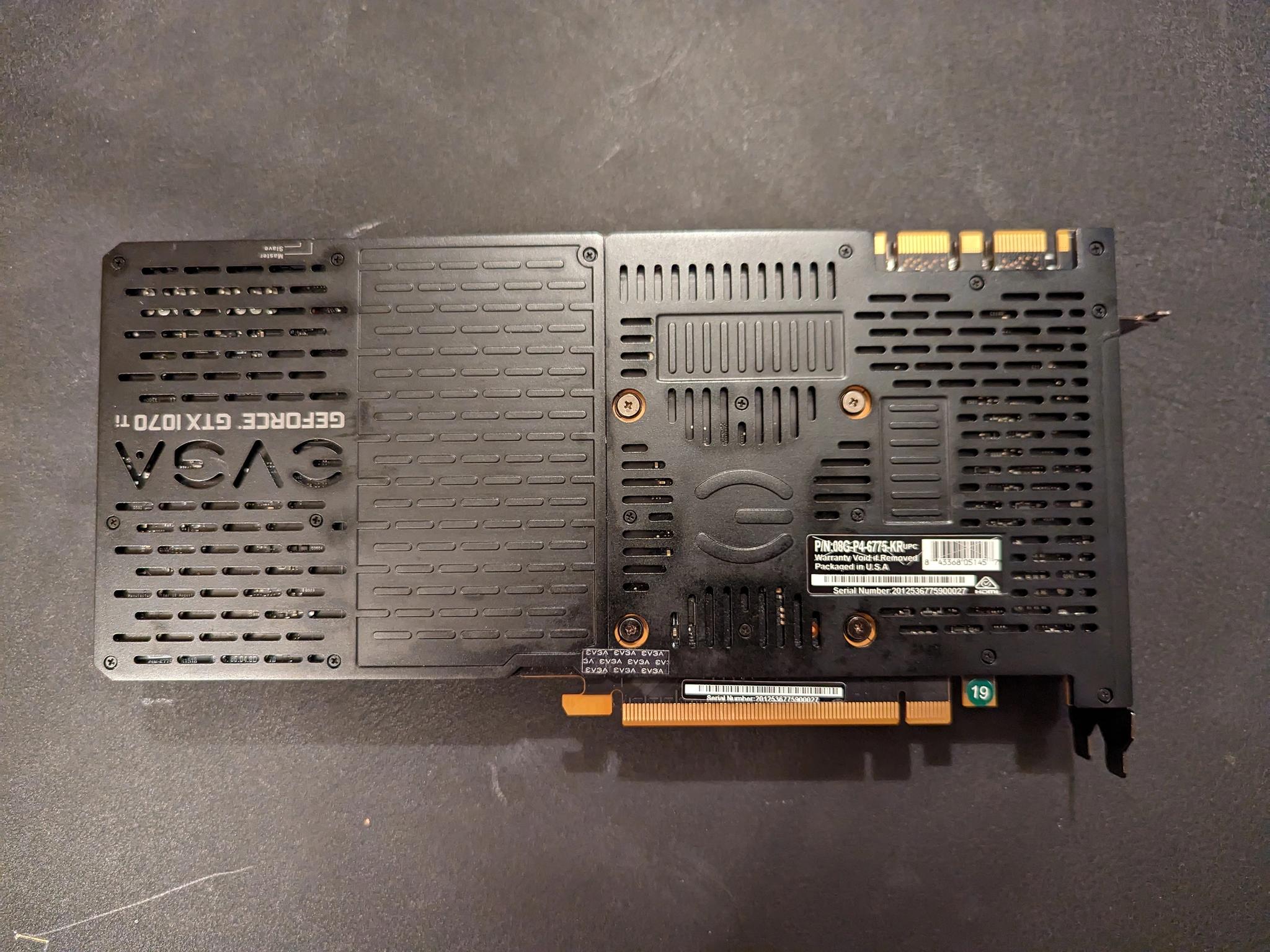 EVGA GeForce GTX 1070 Ti 8 GB FTW2 GAMING iCX Video Card