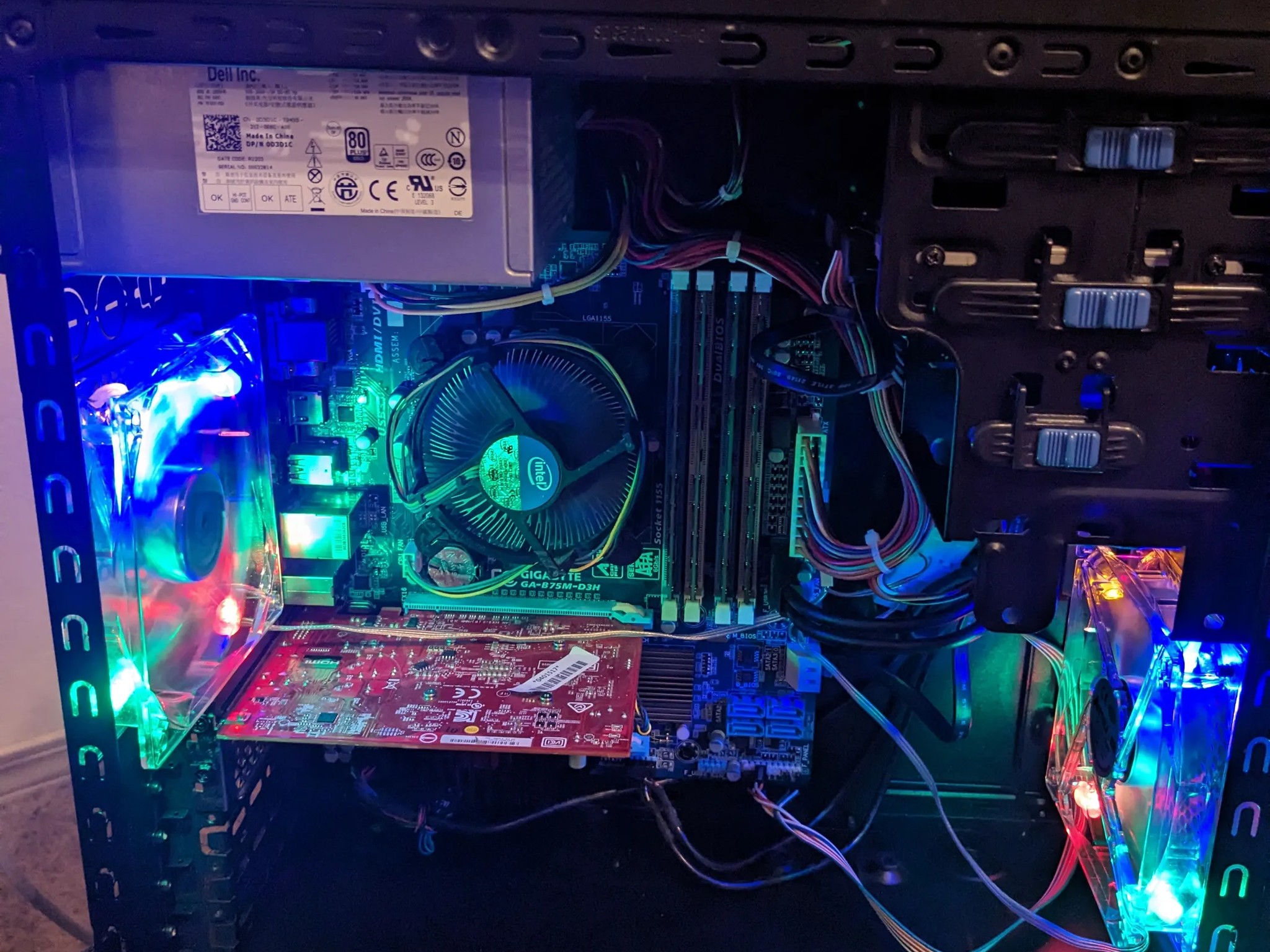FREE SHIP || "Christmas Lights" Xeon E3 V1 (Same as i7 2nd Gen), RX 460, 480GB SSD, 16GB RAM, Win11
