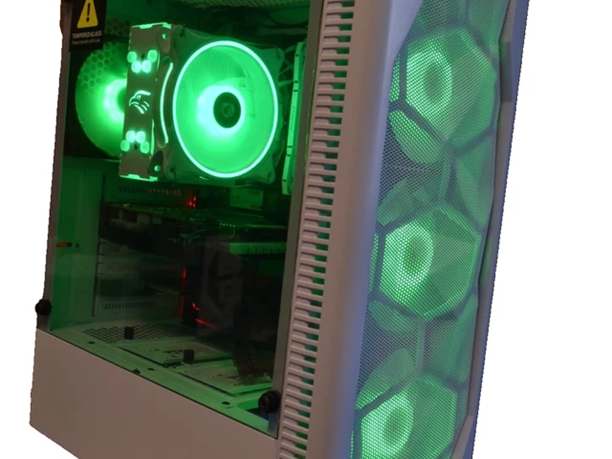 GAMING PC INTEL I5 9400 16 GB RAM RX 6600M 8 GB GPU 1TB NVME & 250 GB HHD RGB