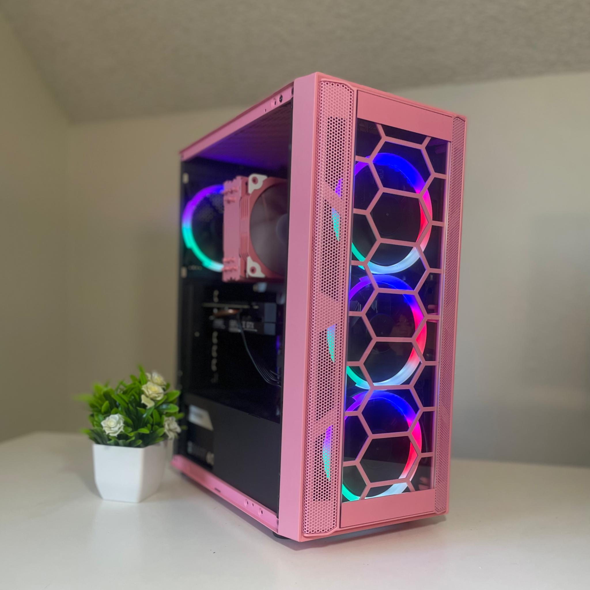 Pretty Pink PC 🌸 Intel I5 , 1660 Super 6GB , 512 GB NVME , 16 GB RAM