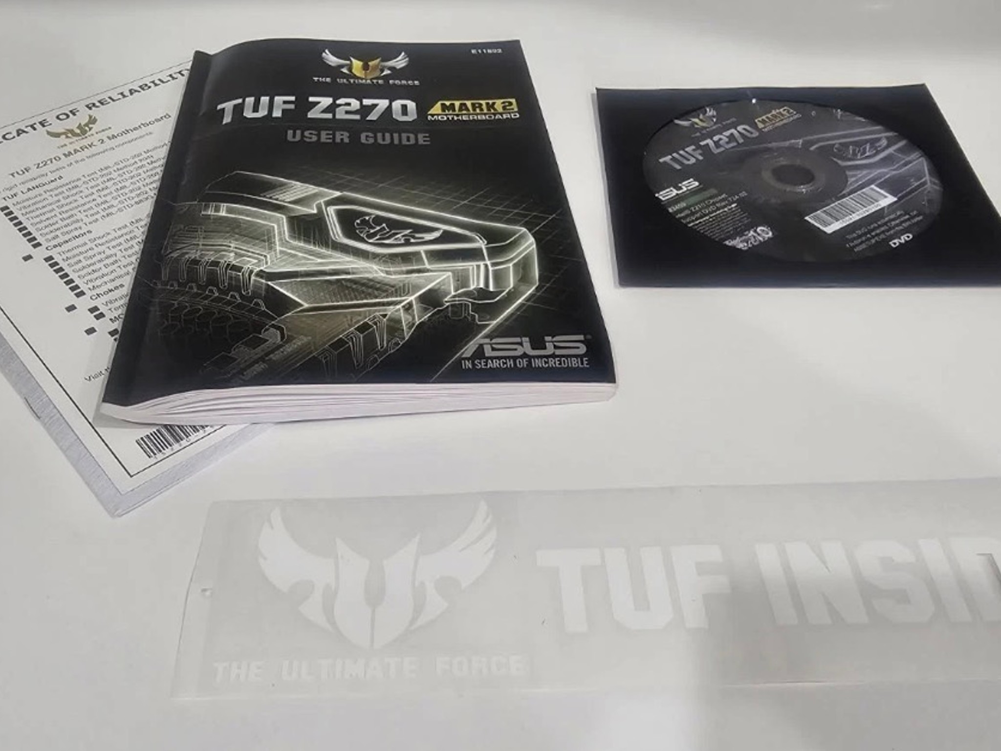 ASUS TUF Z270 Mark 2 LGA1151 DDR4 HDMI DVI M.2 USB 3.1 Z270 ATX Motherboard