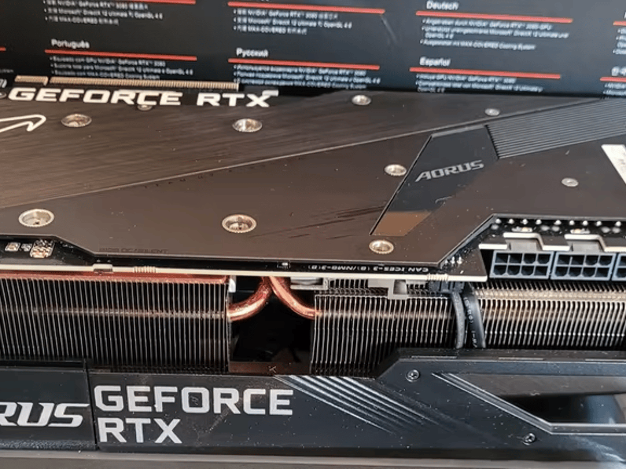 GIGABYTE AORUS Nvidia GeForce RTX 3080 MASTER 10GB GDDR6X Graphics Card - Rev. 2