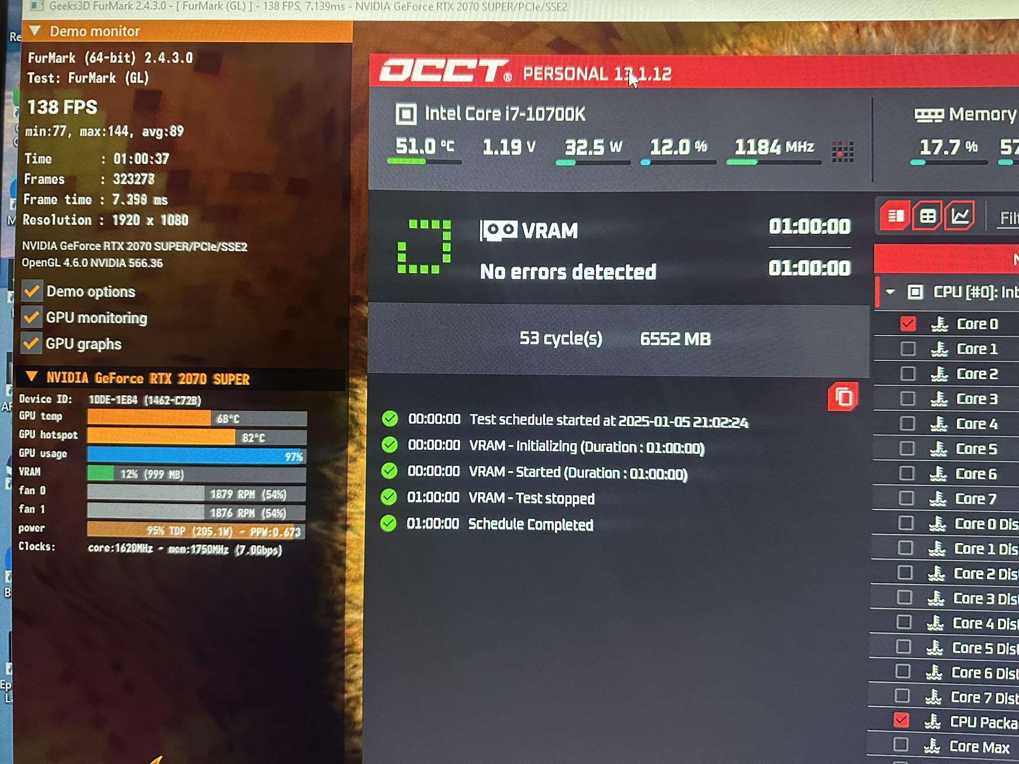 Gaming PC (i7-10700K / RTX 2070 Super / 1 TB NVME / 32GB RAM)