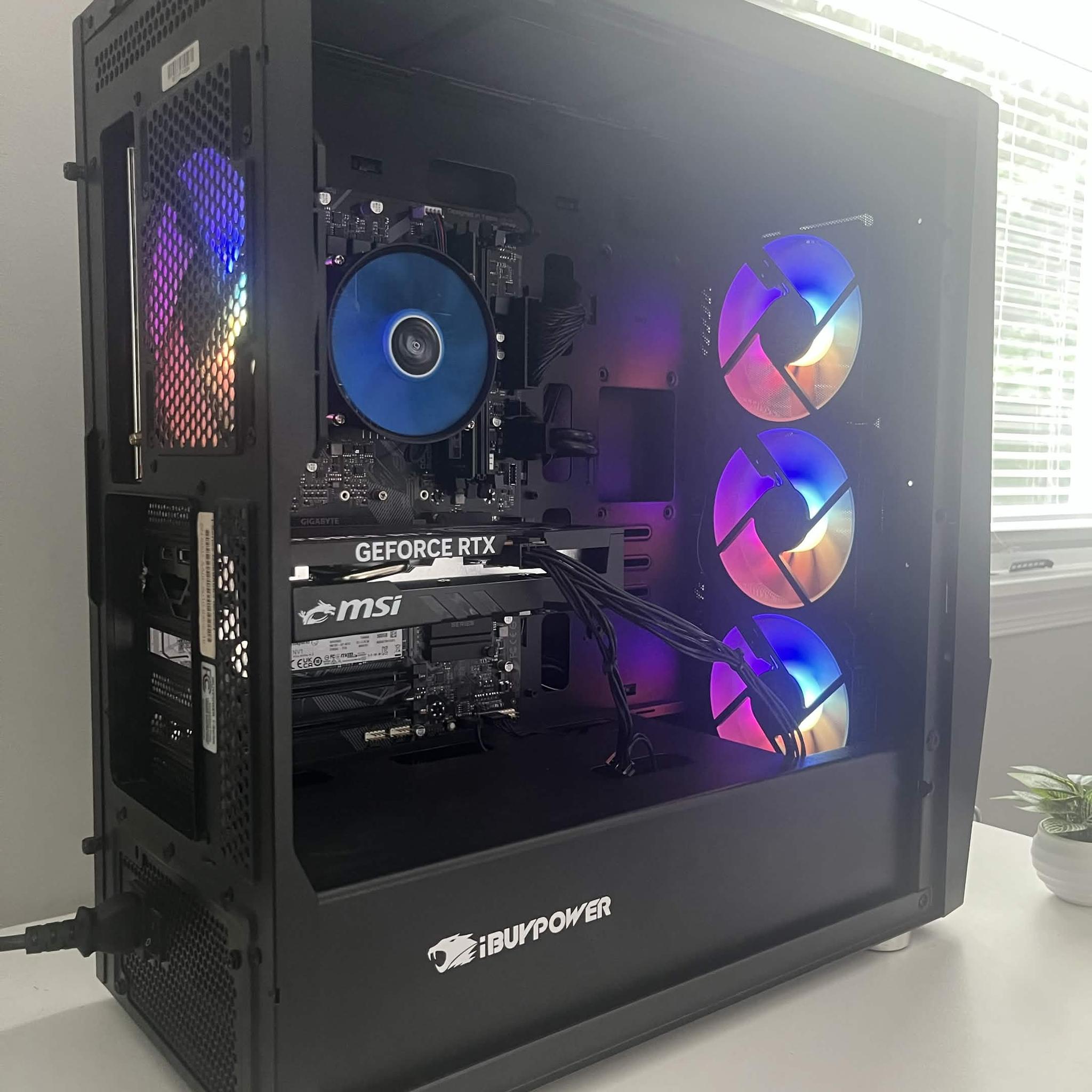 🖥️ RTX 5050 | i5 11400F | 16gb DDR4 | 500 GB Gen 3 NVMe SSD | Black Gaming PC