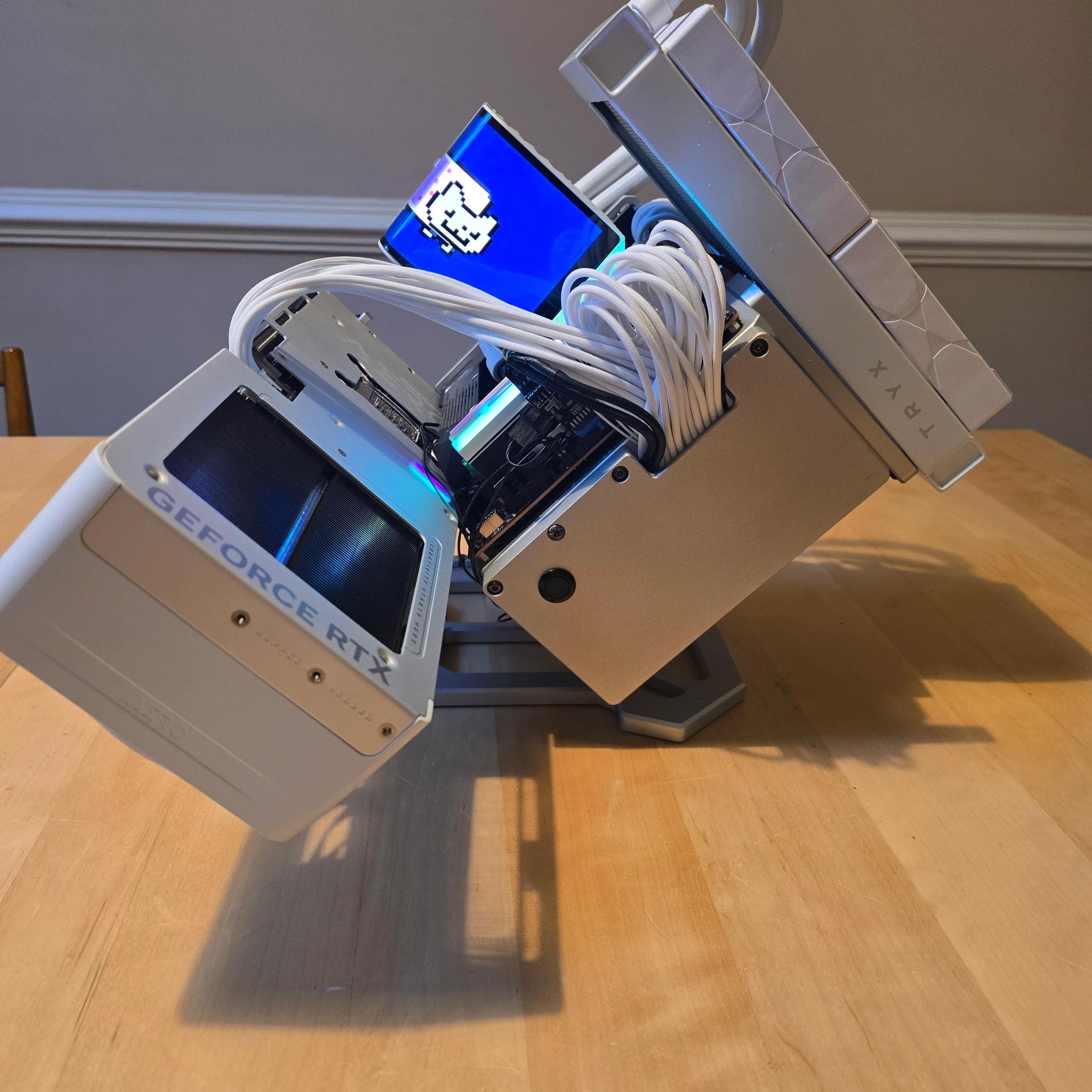 Xmas Sale! 1440p/4K "Silver Monster X3D" Skeleton | Nvidia RTX 5070Ti