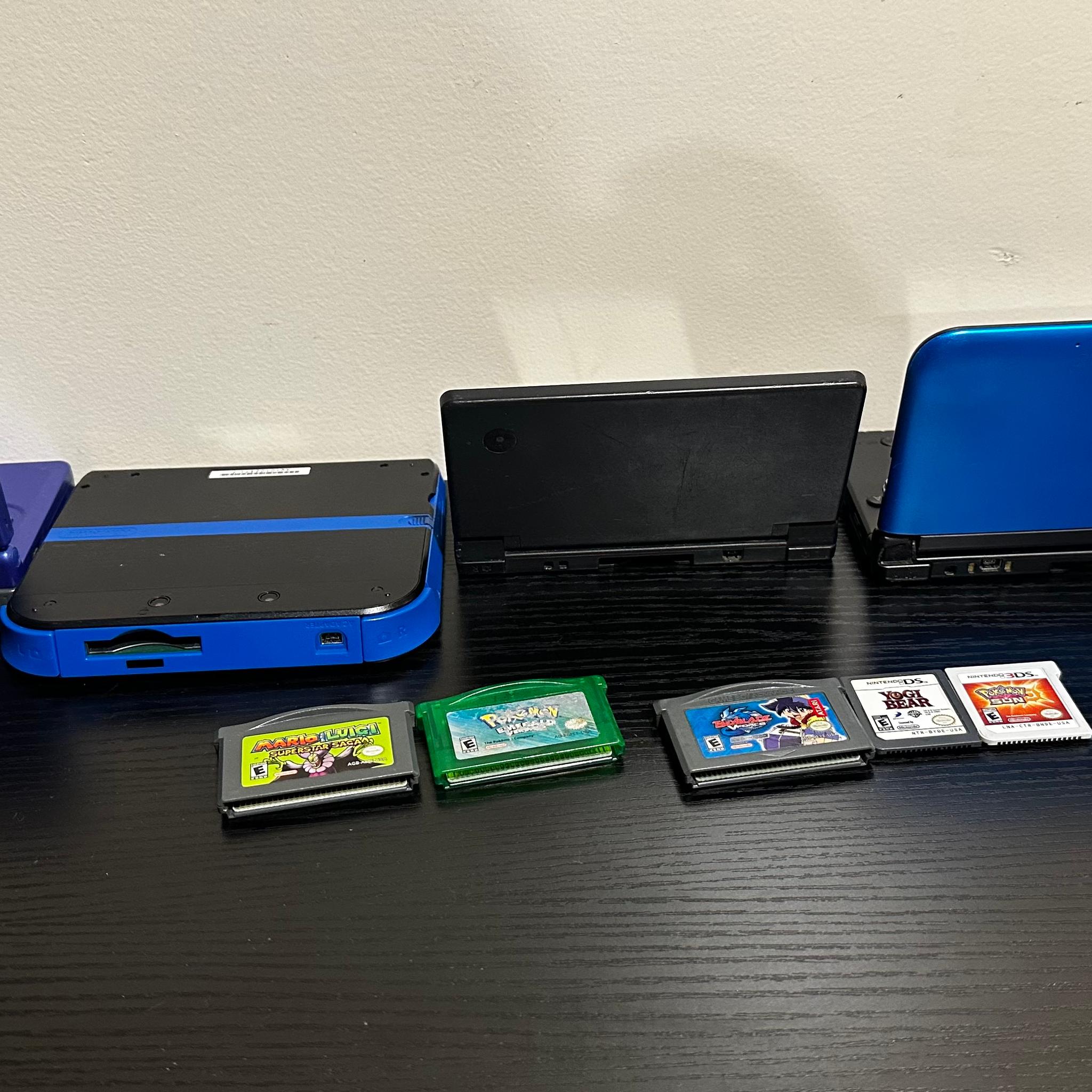 Nintendo Handheld Bundle – GBA SP, DS, 2DS, 3DS XL + Games