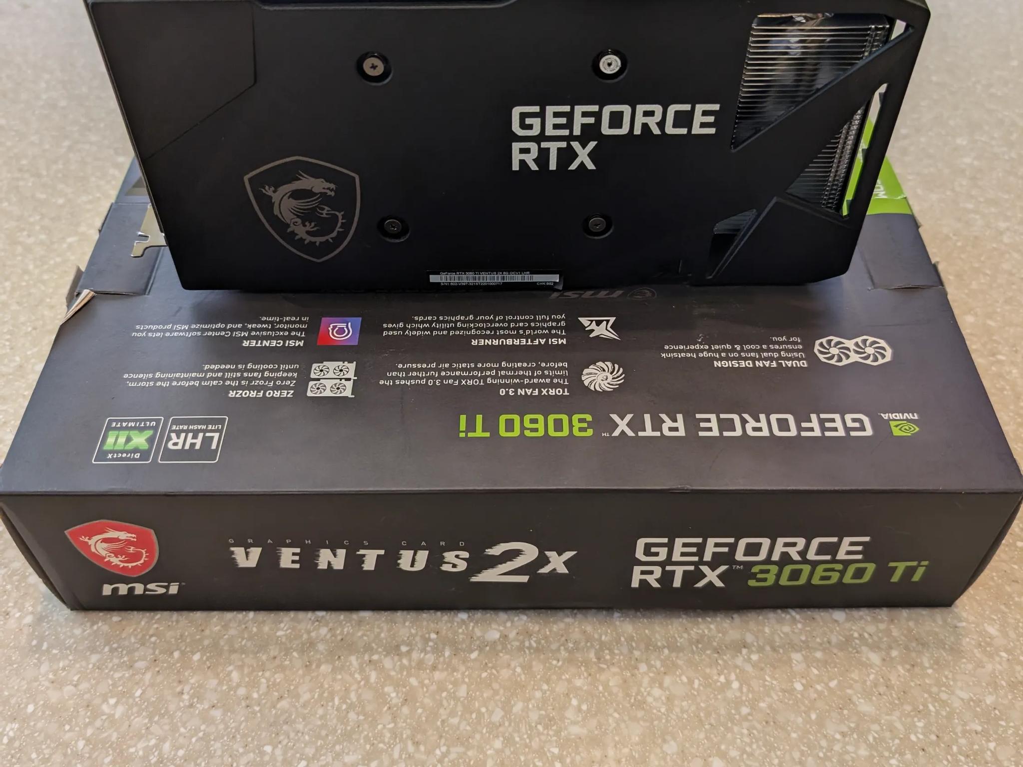 MSI Ventus 2X OC 3060 TI 8GB