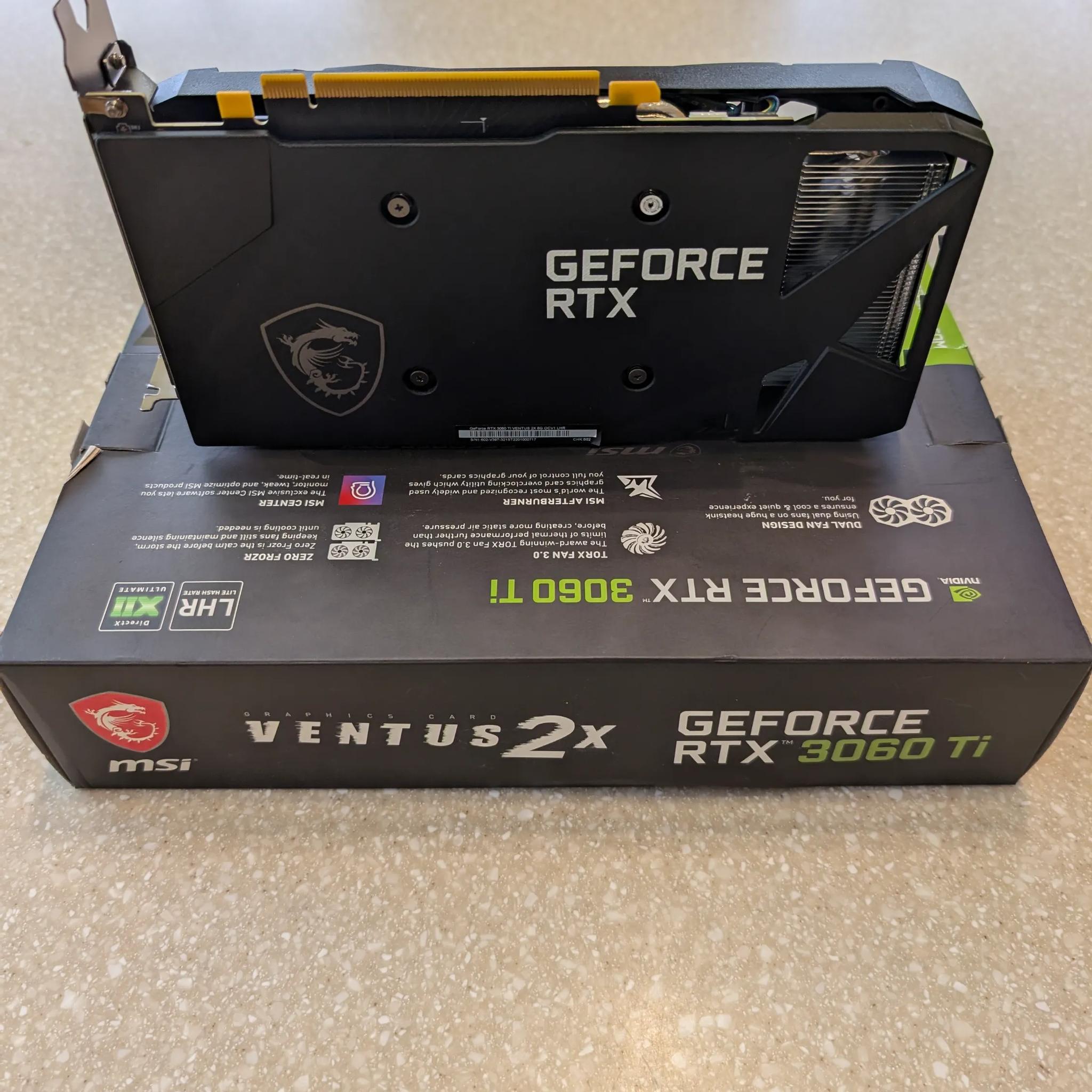 MSI Ventus 2X OC 3060 TI 8GB