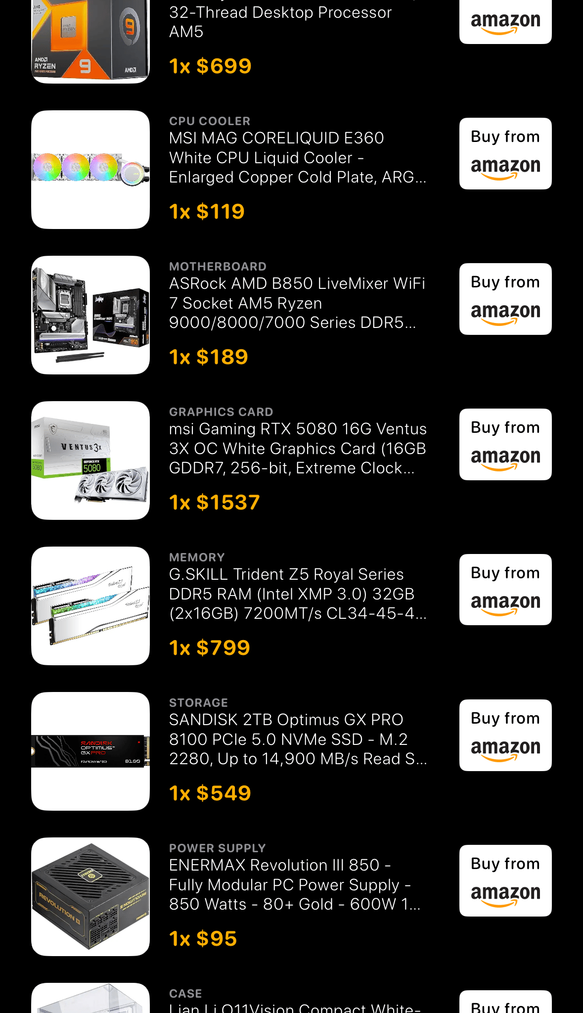 Custom Gaming PC Build