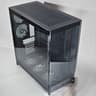 Black CyberPowerPC PC Case with Tempered Glass w/ 5 Fans