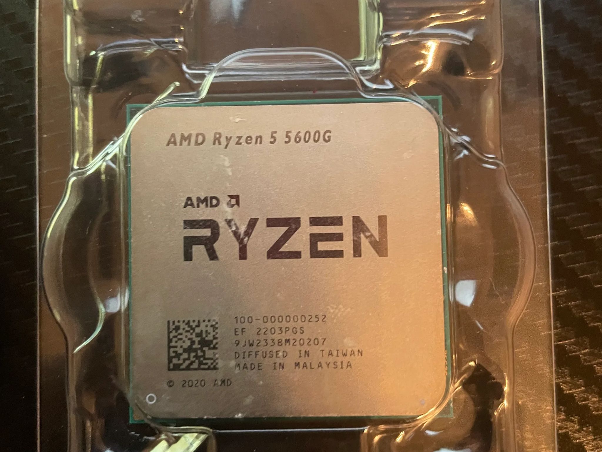 AMD Ryzen 5600G with Wrath Cooler