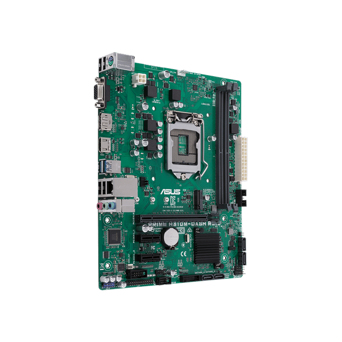 ASUS PRIME H310-DASH R2.0 Intel LGA 1151 H310 Micro-ATX Desktop Motherboard