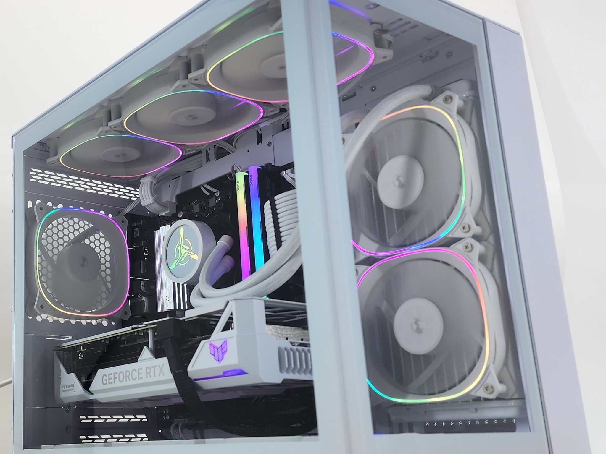 Gaming PC Ryzen 7 7700 32GB RAM 2TB SSD RTX 4070 Ti SUPER 16GB Win11 Computer