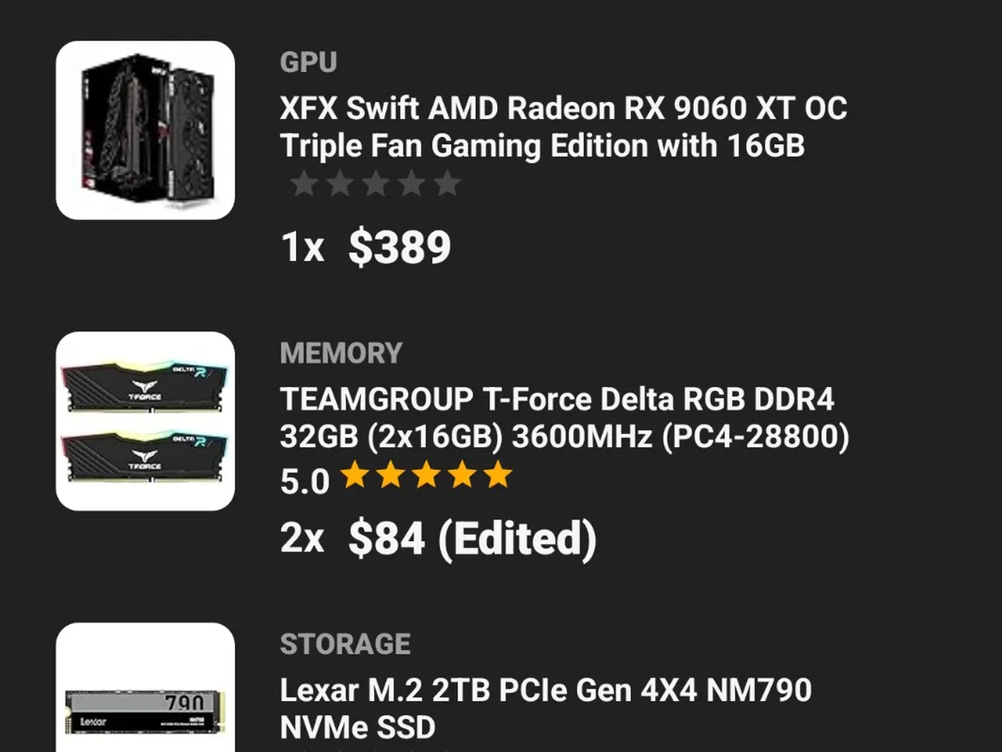 🍁Tower 300🍁 9060 XT 16GB + 5700X3D