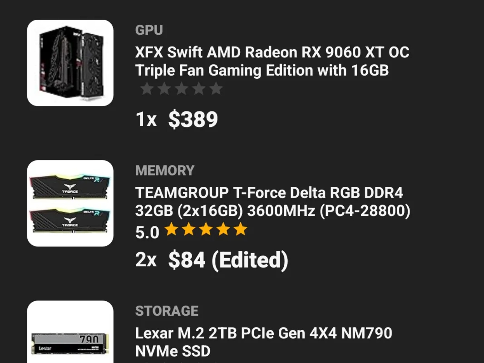 🍁Tower 300🍁 9060 XT 16GB + 5700X3D