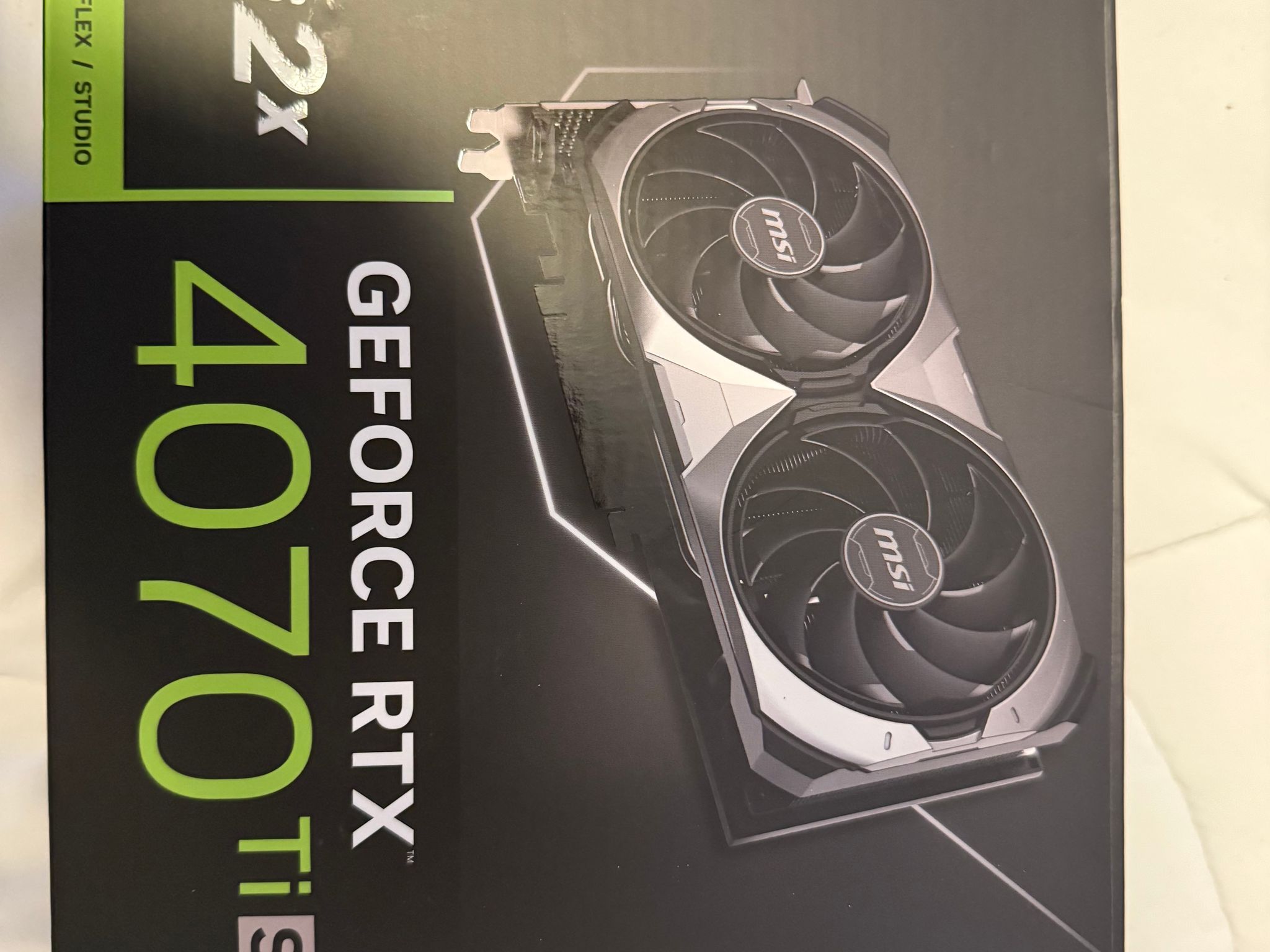 MSI GeForce RTX 4070 Ti SUPER 16G VENTUS 2X OC