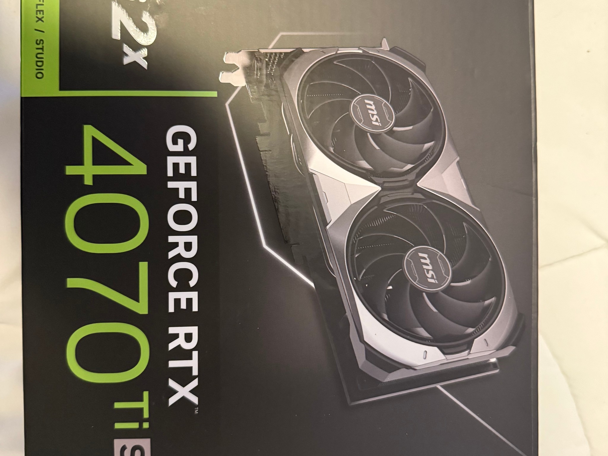 MSI GeForce RTX 4070 Ti SUPER 16G VENTUS 2X OC