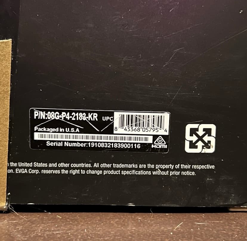 EVGA XC GAMING GeForce RTX 2080