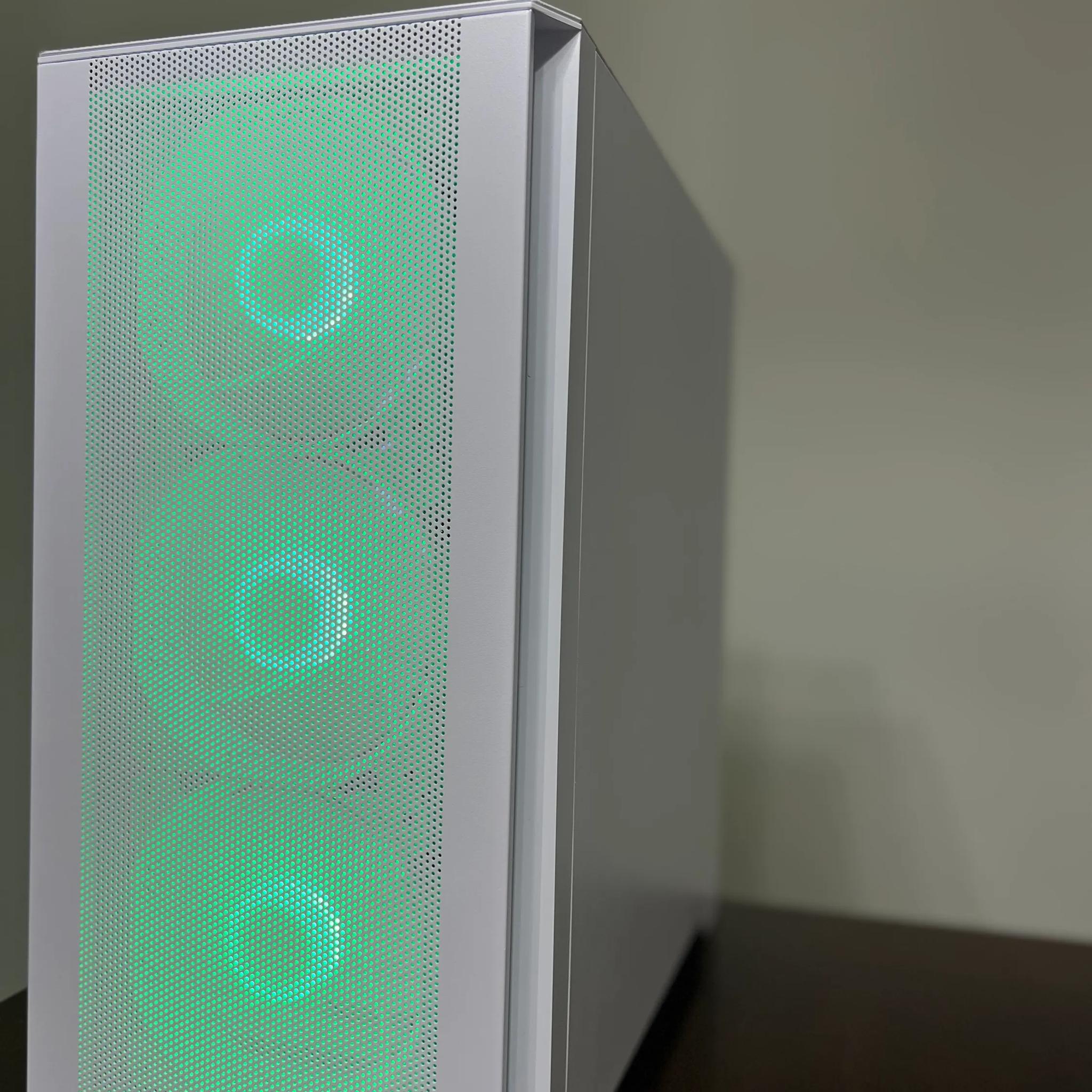 ⚪❄️ Ryzen 5 3600 | GTX 1060 6GB 🧊| 16GB Ram 🧊| 512GB Gen4 NVME ❄️Custom White PC ⚪