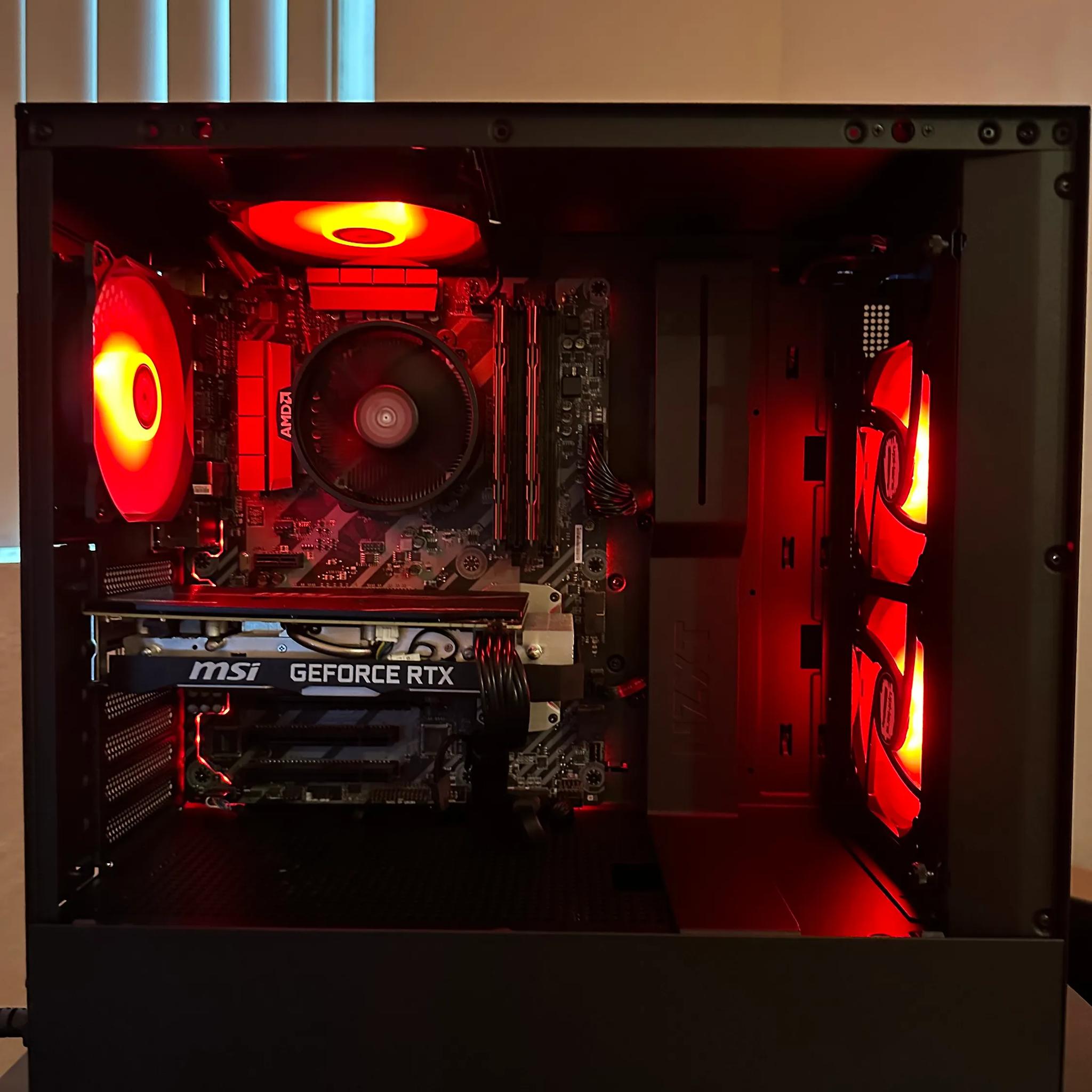Ryzen 5 1600x / RTX 2060 SUPER 8gb / 16GB DDr4 3000mhz Ram custom gaming PC