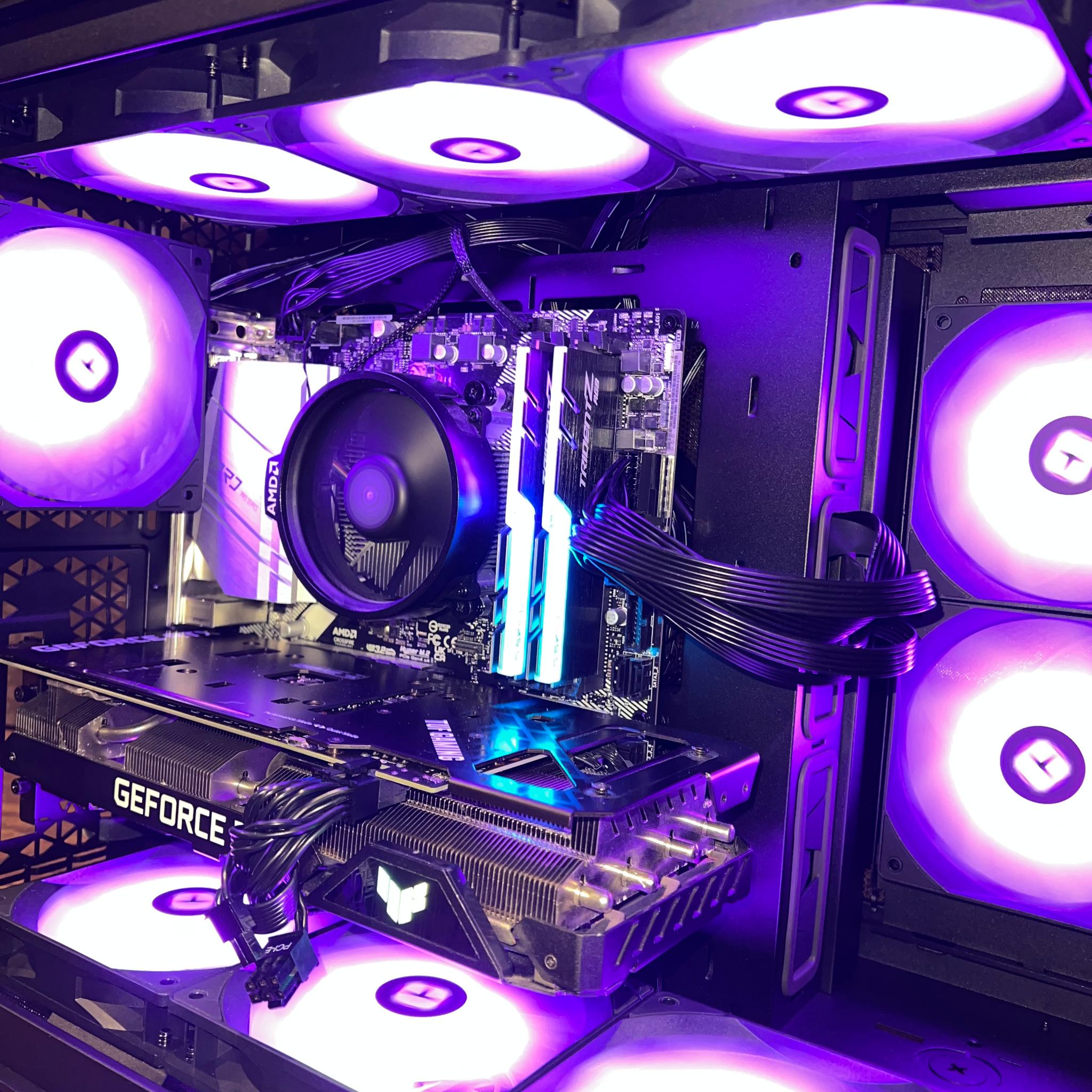 SALE Custom Gaming PC | Ryzen 5 5600X | RTX 3060 Ti | 16GB RGB RAM | 1TB SSD