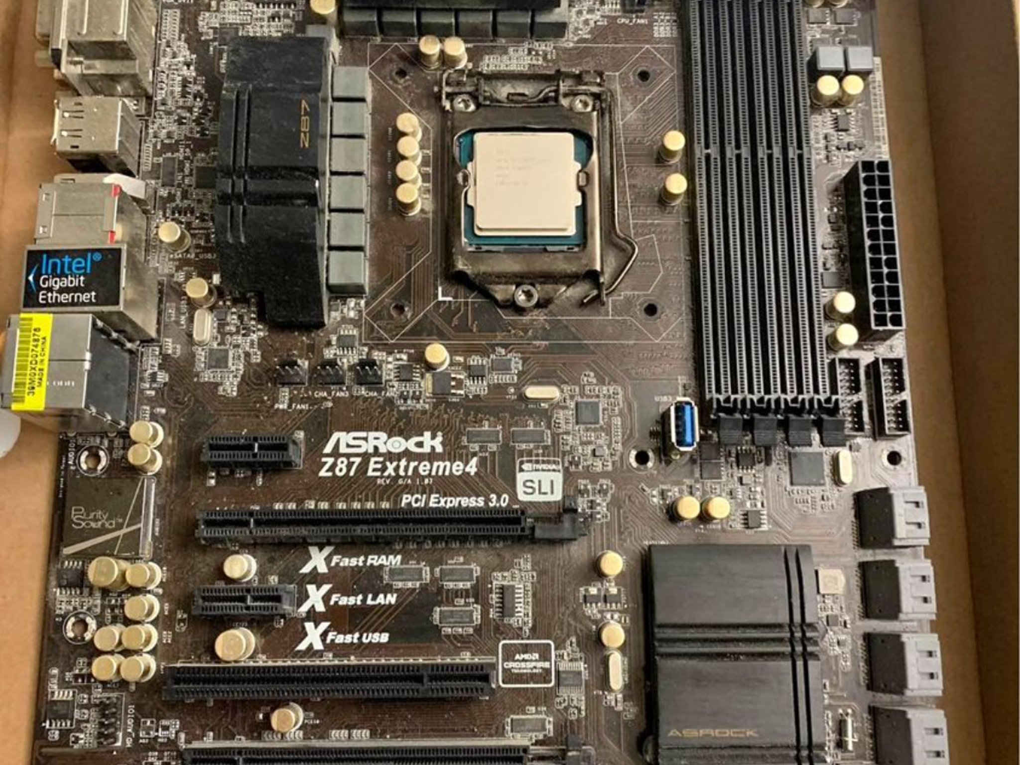 Motherboard Bundle i5 4570, X87 Extreme4 + Cooler