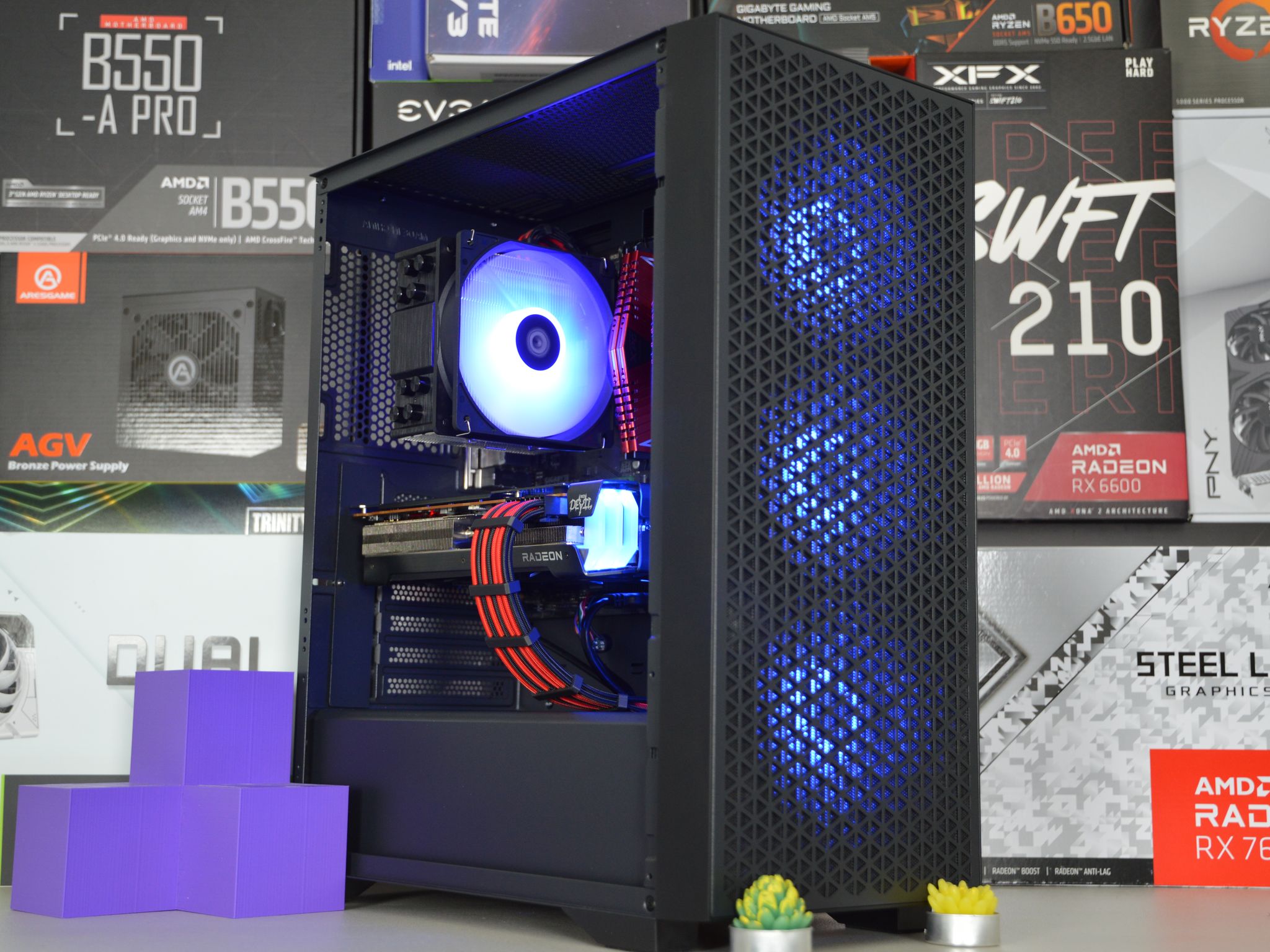 🔴👺| RX 6600XT 8GB | RYZEN 5 3600 | 16GB DDR4 RAM | 1TB NVME SSD | Crimson Devil |