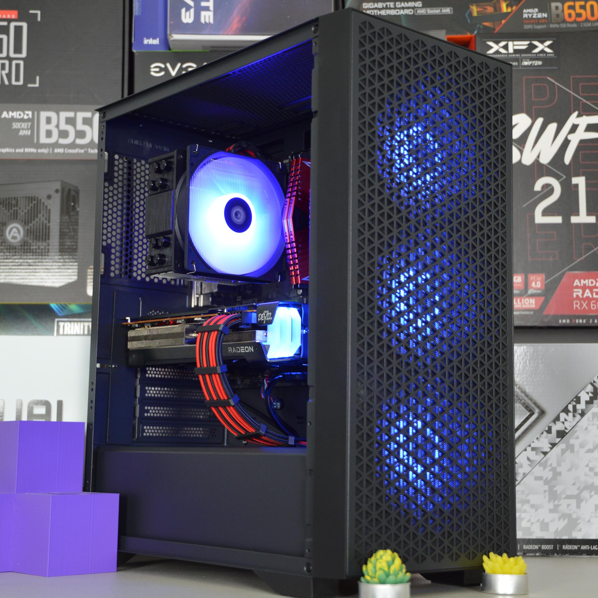 🔴👺| RX 6600XT 8GB | RYZEN 5 3600 | 16GB DDR4 RAM | 1TB NVME SSD | Crimson Devil |