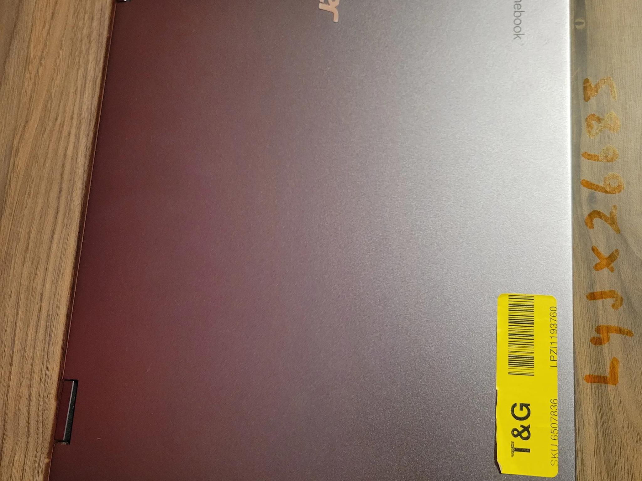Acer Chromebook Spin 713 - intel i5 - 256gb ssd - 13.5" 2k Touch Screen