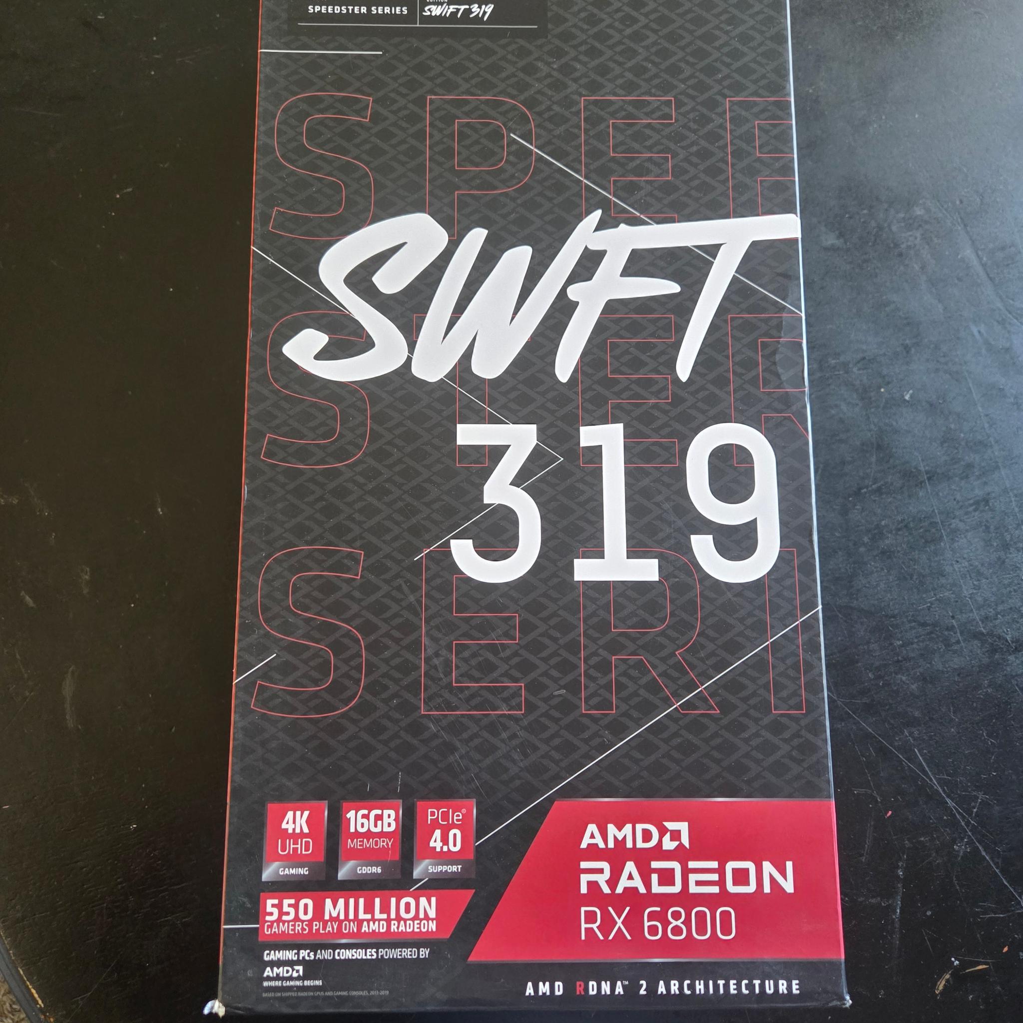 XFX AMD RX 6800 swift 319 edition