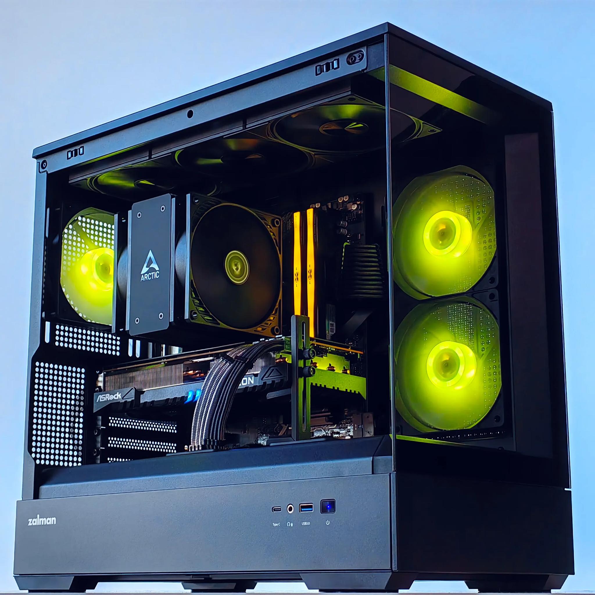 🖤👑 Gaming PC🏅 AMD RX 7900 GRE 16GB🏅AMD Ryzen 7 8700F🏅32GB DDR5🏅1TB SSD
