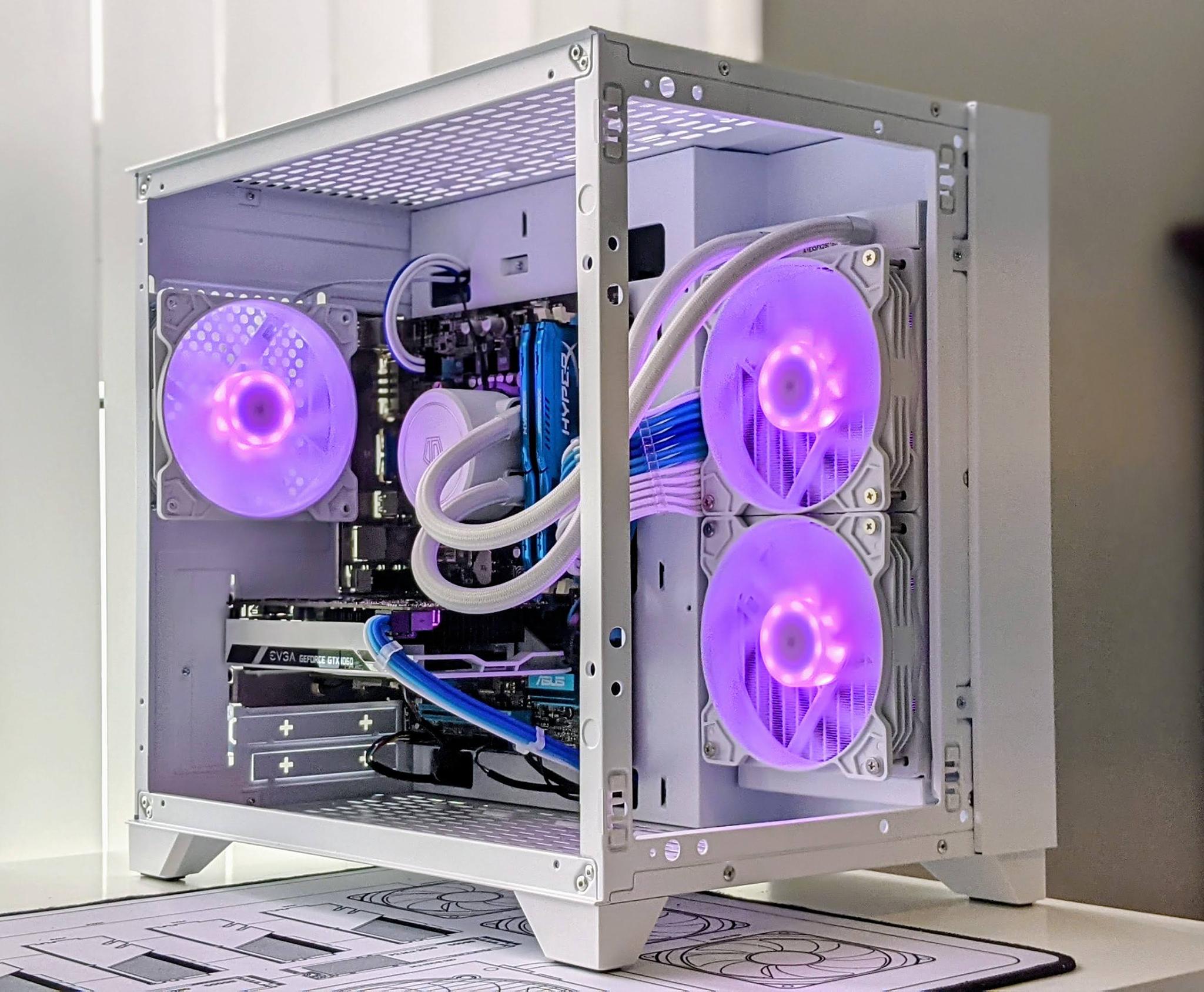 Icicle | GTX 1060 3GB/ Watercooled i7-3770 4c/8t White Gaming PC