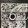 NZXT LCD Screen AIO AM5 + 9 Wireless Lian Li Fans White + Controller/hub Free Shipping