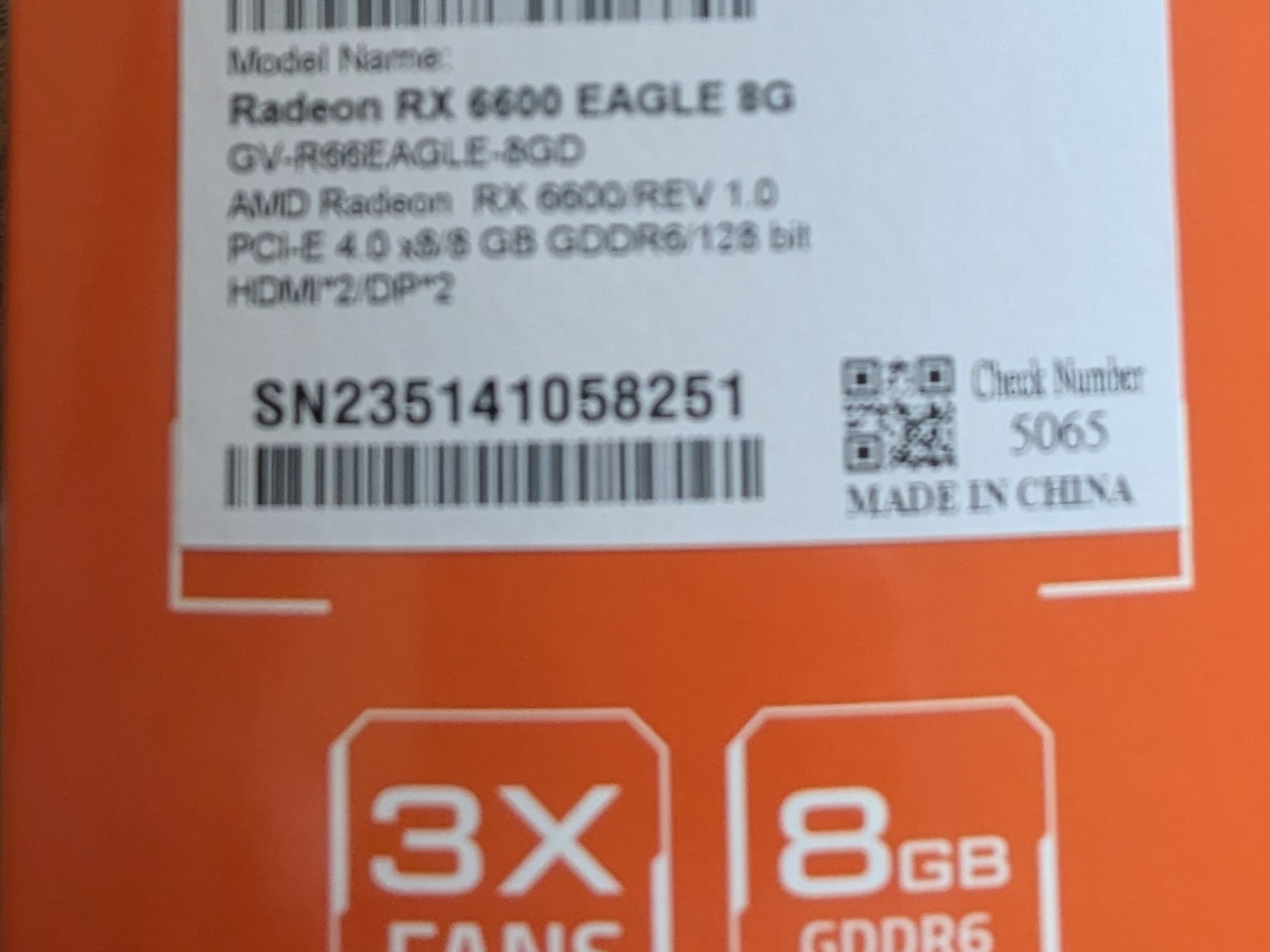 Gigabyte EAGLE Radeon RX 6600