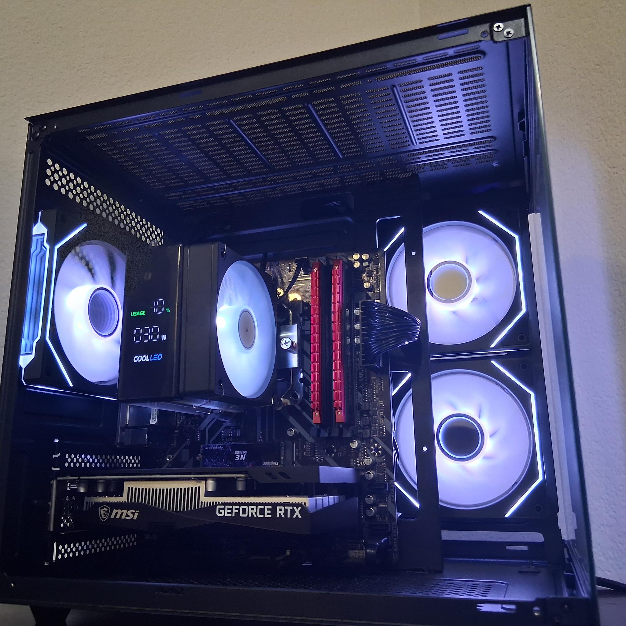 UDGX Entry Gaming PC – DragonViper Red Edition  Ryzen 5 + RTX 3050  Plug & Play Bundle  Win11 Ready