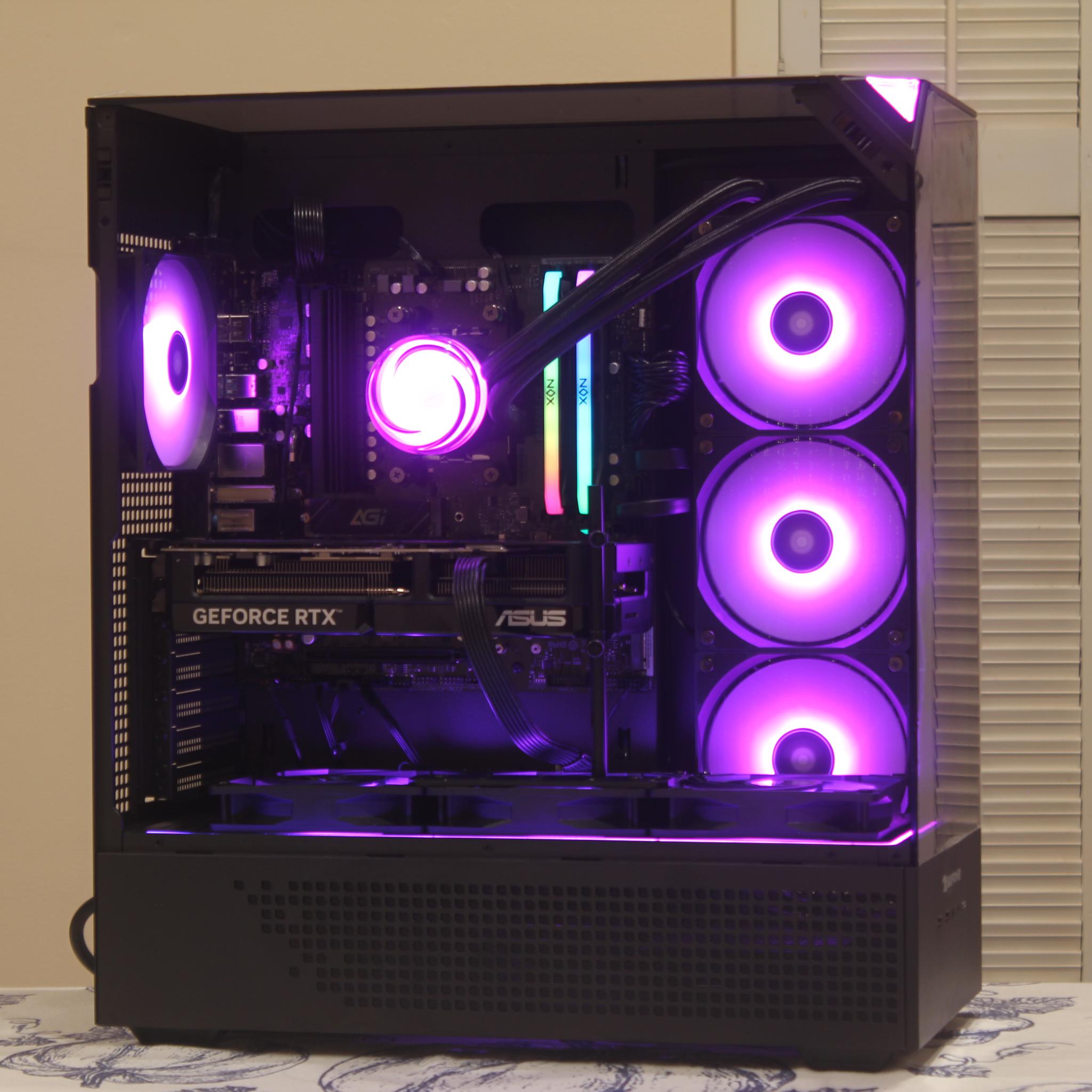🚀Performance Gamer🚀 Ryzen 7 7700X | RTX 5070 12GB | 32GB DDR5 | 2TB nVME SSD | Black | RGB+Wifi