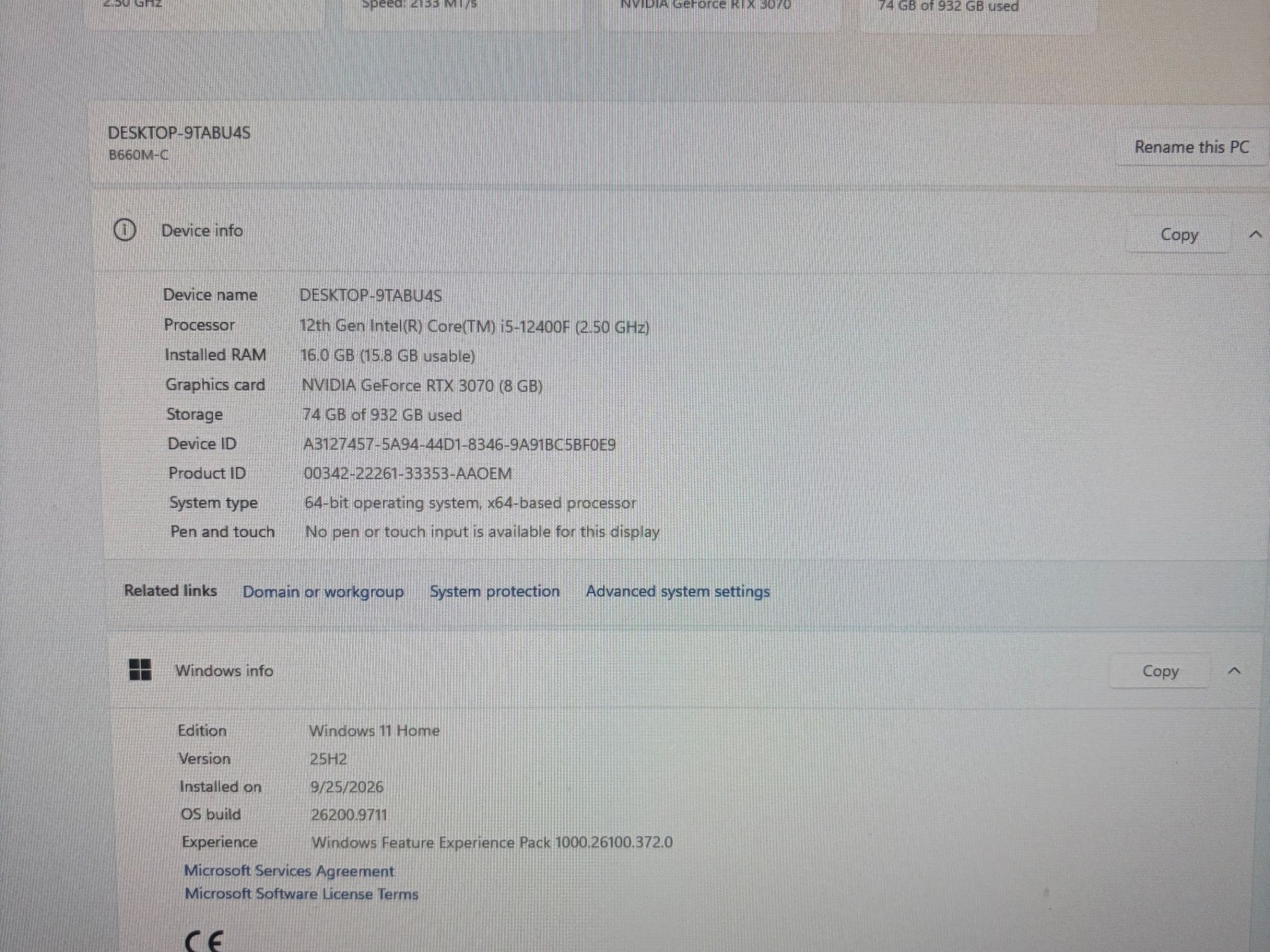 Custom Gaming PC Build— 3070 8gb & i5-12 gen