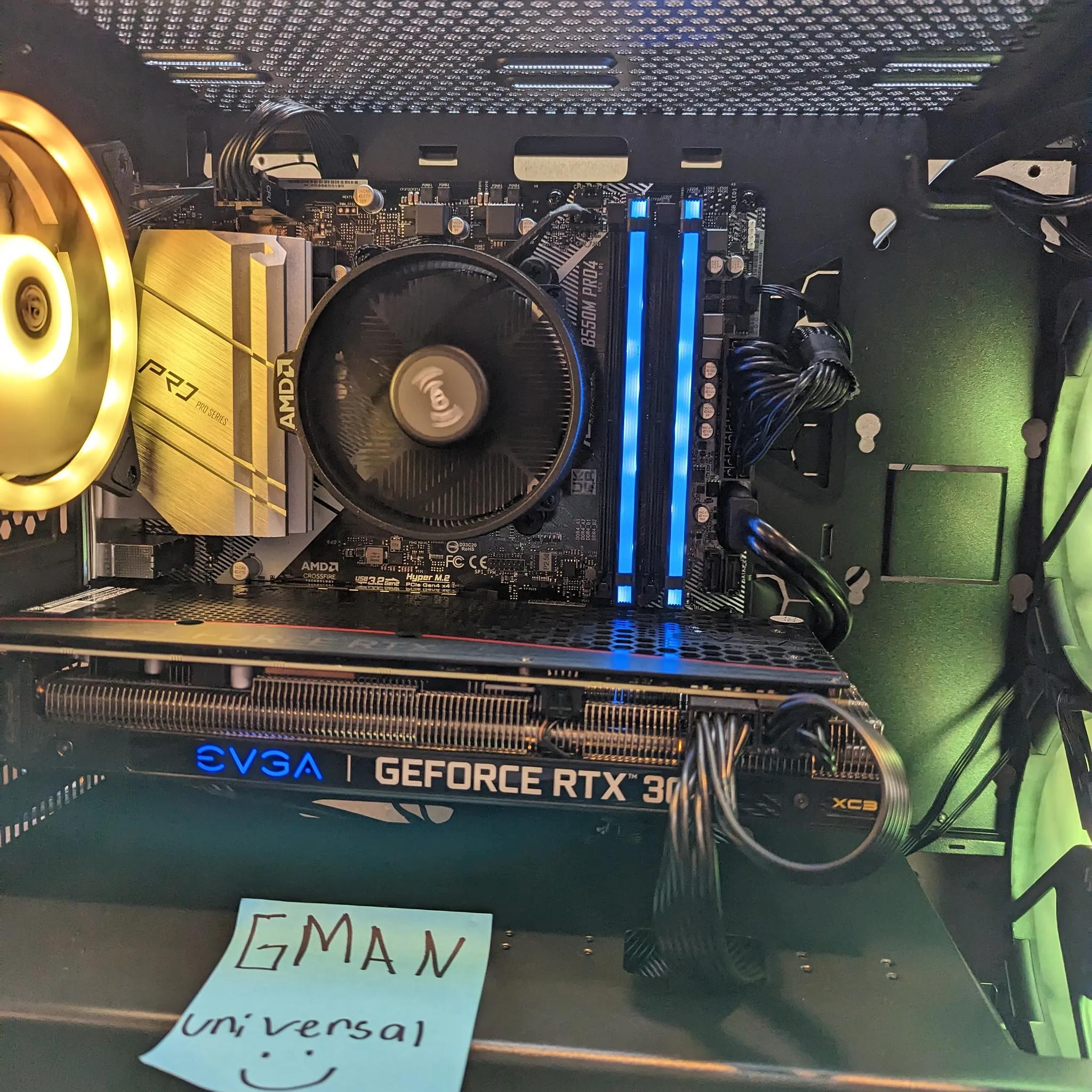 1440p Gaming pc|AMD Ryzen 5600G|RTX 3070 EVGA XC3 Ultra|16GB DDR4 3600MHz|