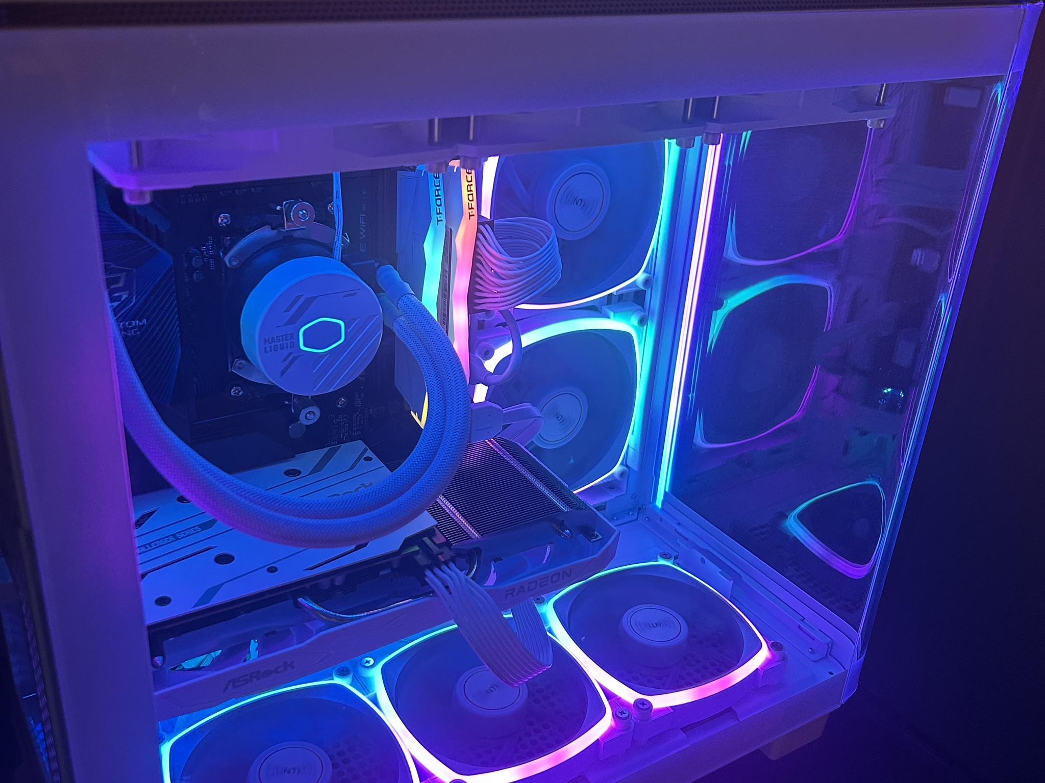 Custom Gaming PC Radeon RX 6600, 64GB DDR5 Ram, 1TB SSD, 8 TB HDD,  Ryzen 5 8600G