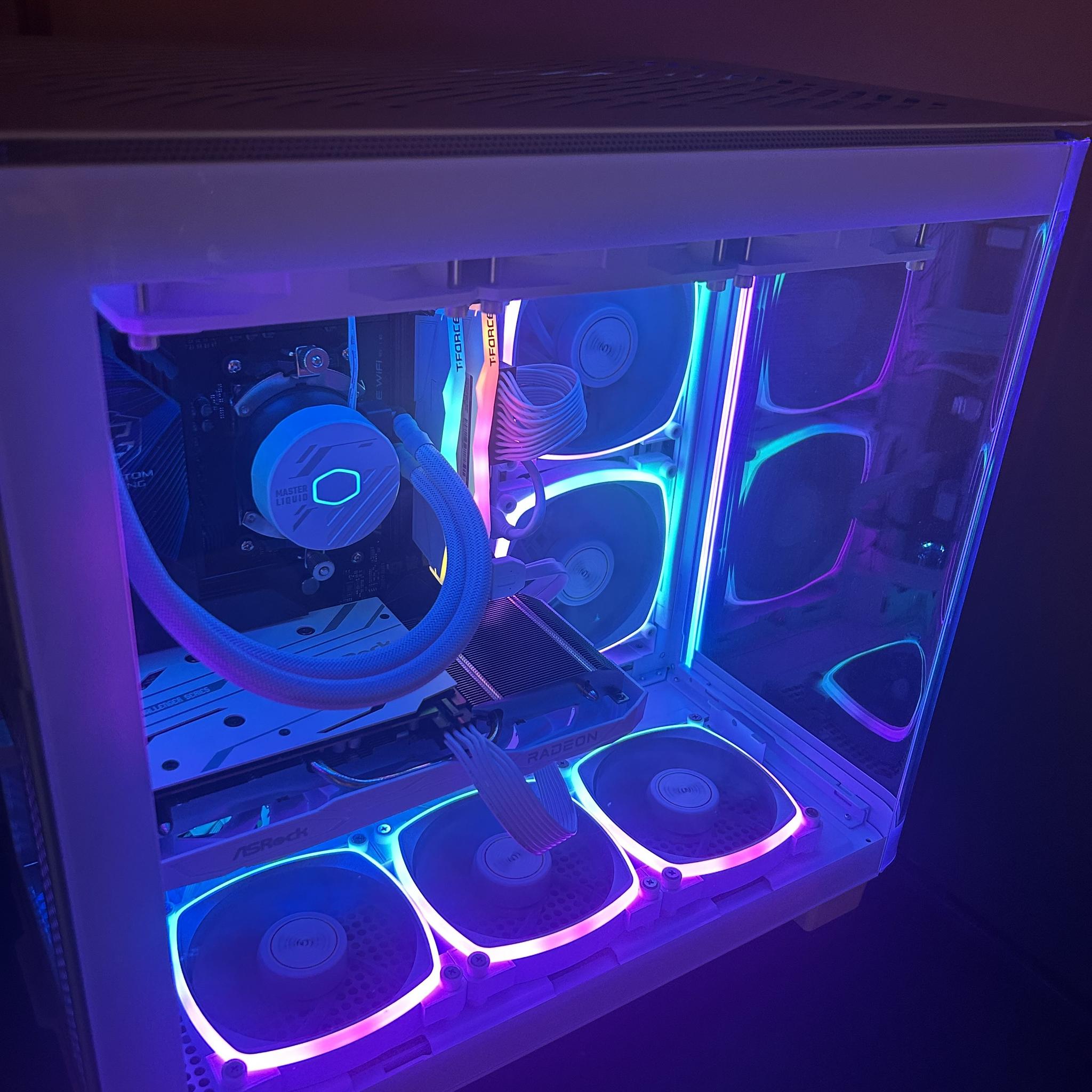 Custom Gaming PC Radeon RX 6600, 64GB DDR5 Ram, 1TB SSD, 8 TB HDD,  Ryzen 5 8600G