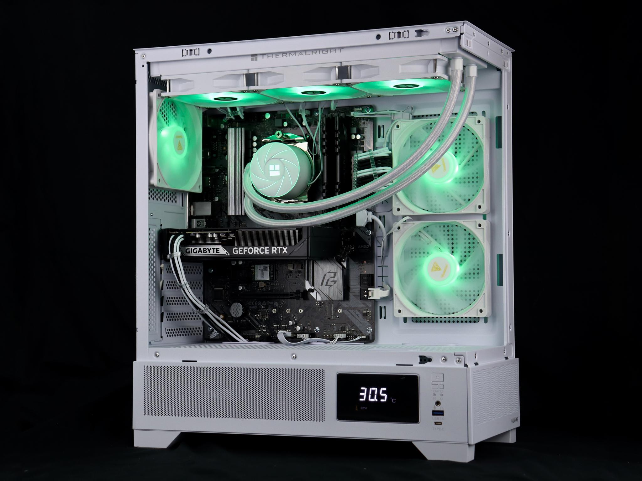 🧊❄️🧊 White Gaming PC – RTX 5060 TI, Ryzen 7 5800XT, 32GB RAM, 1TB SSD - WiFi 🧊❄️🧊