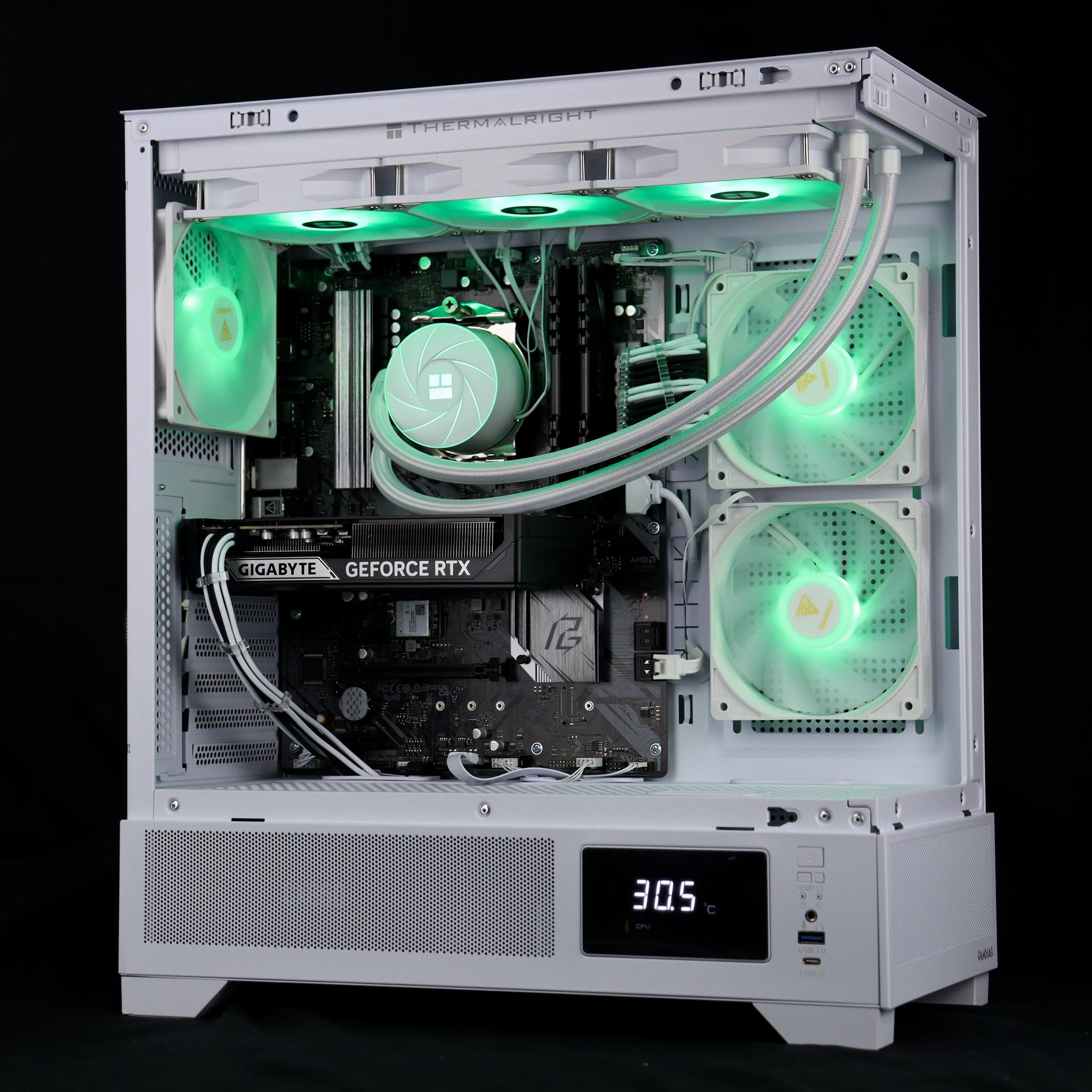 🧊❄️🧊 White Gaming PC – RTX 5060 TI, Ryzen 7 5800XT, 32GB RAM, 1TB SSD - WiFi 🧊❄️🧊